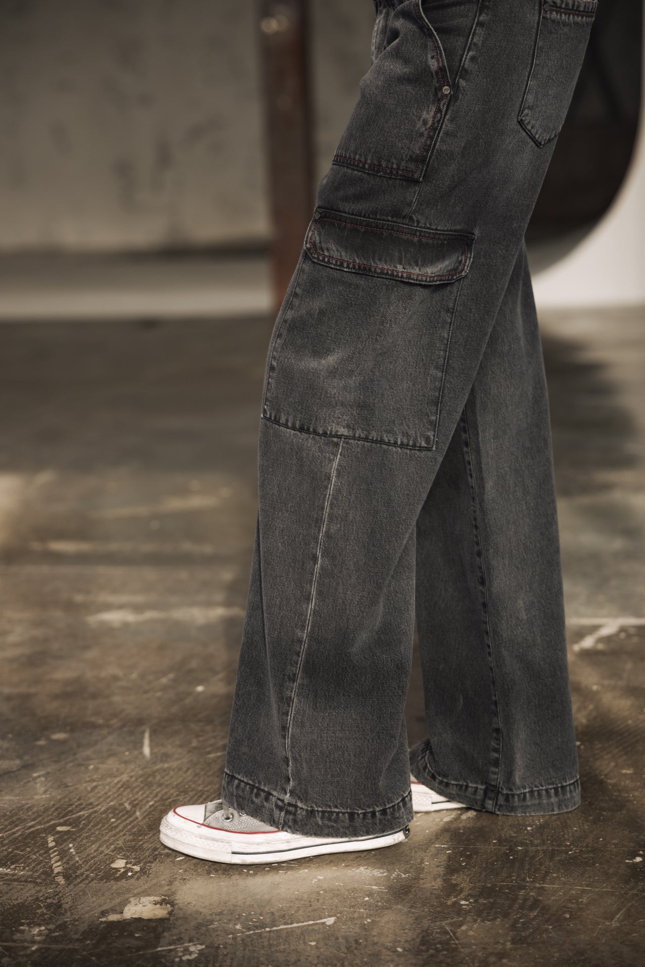 Large cargo jeans Woman Moxie sapia | Freeman T. Porter