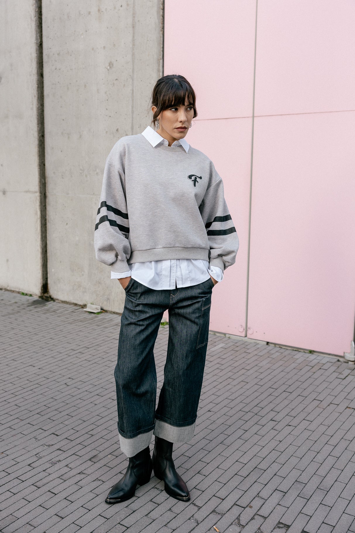 Jeans cargo cropped Femme Charly buji | Freeman T. Porter