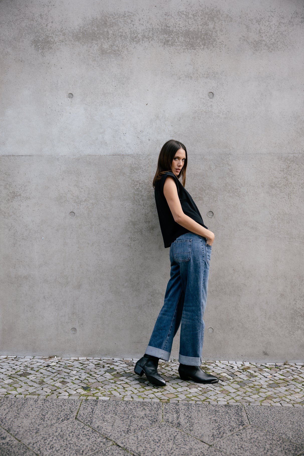 Jeans cropped large Frau Alice Denim barsen | Freeman T. Porter
