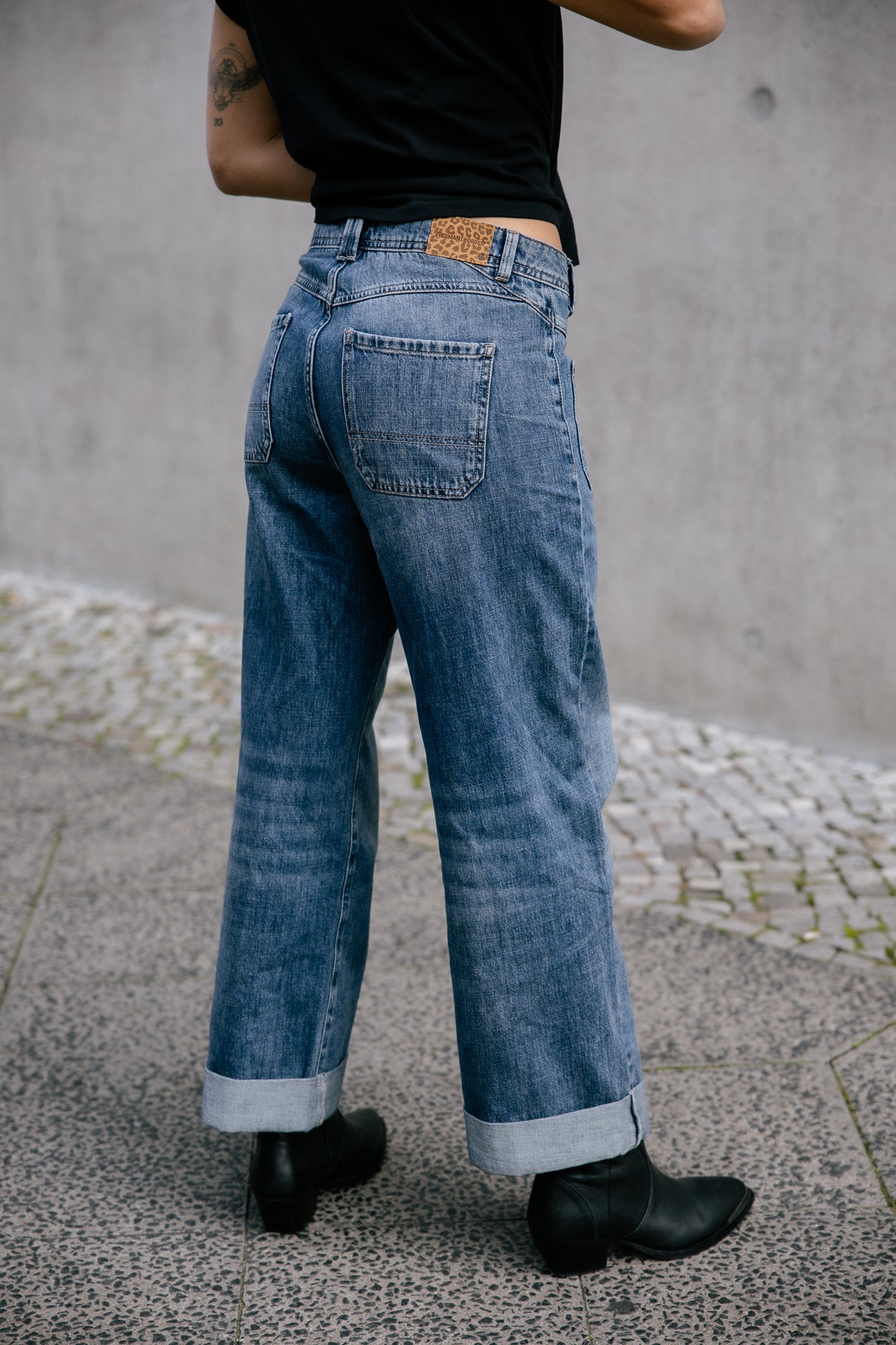Jeans cropped large Frau Alice Denim barsen | Freeman T. Porter