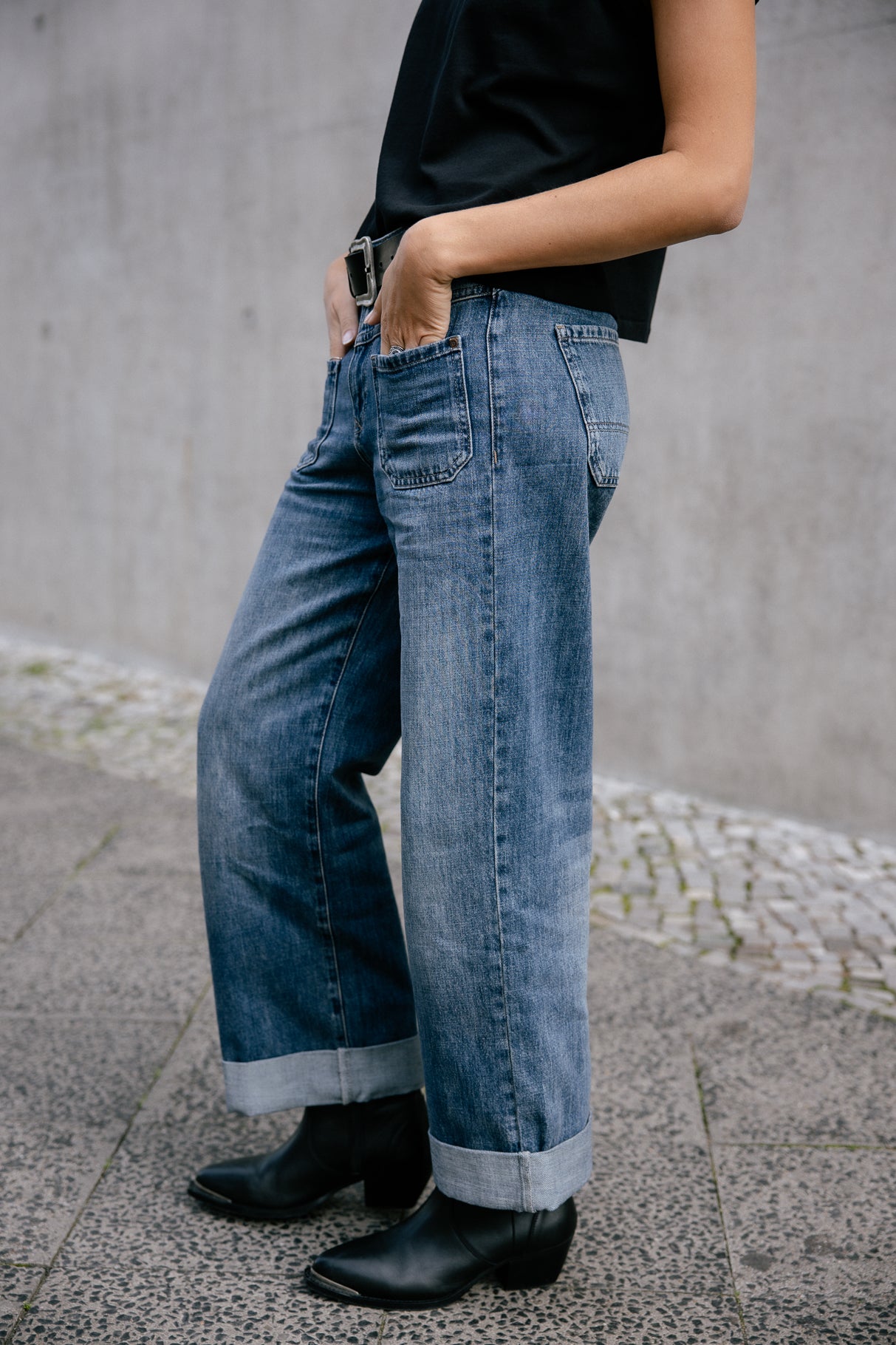 Jeans cropped large Frau Alice Denim barsen | Freeman T. Porter