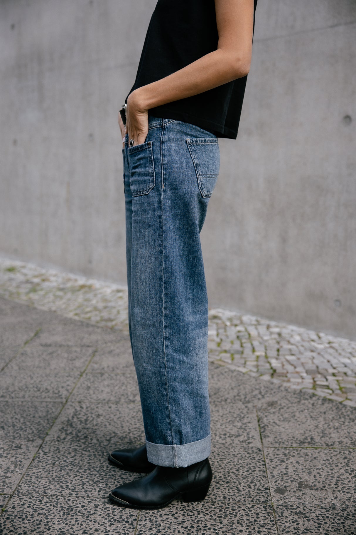 Jeans cropped large Frau Alice Denim barsen | Freeman T. Porter