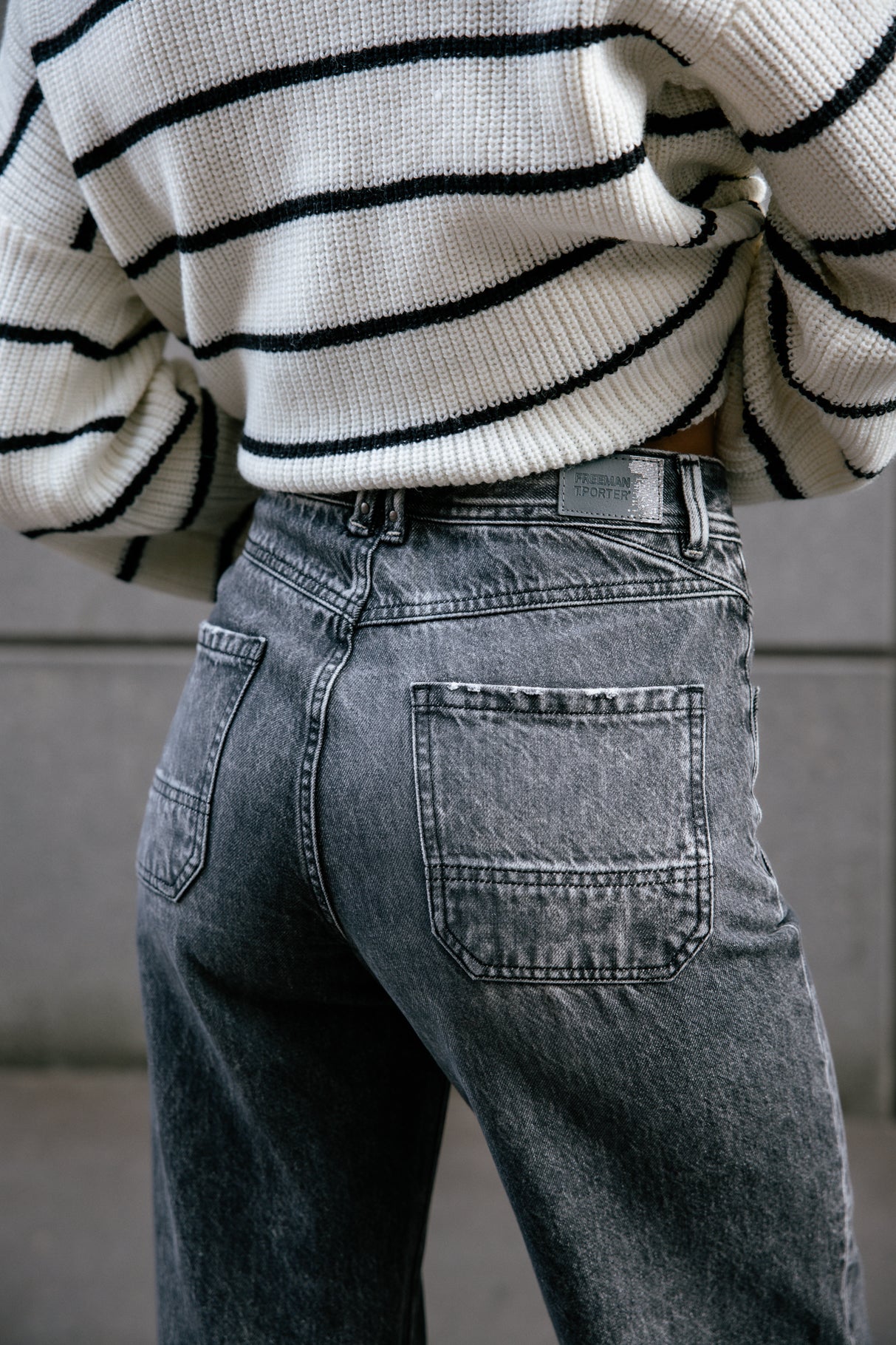 Jeans cropped large Frau Alice Denim seila | Freeman T. Porter