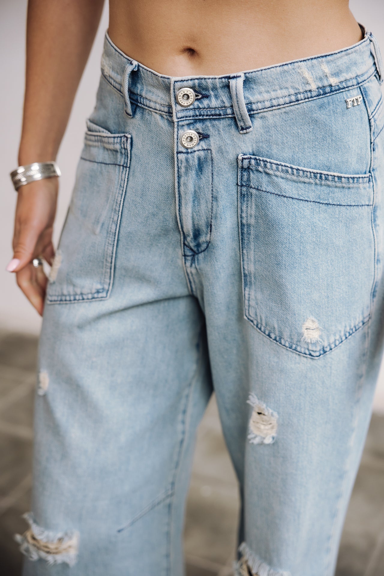 Straight jeans Woman Gaby Denim madagascar | Freeman T. Porter
