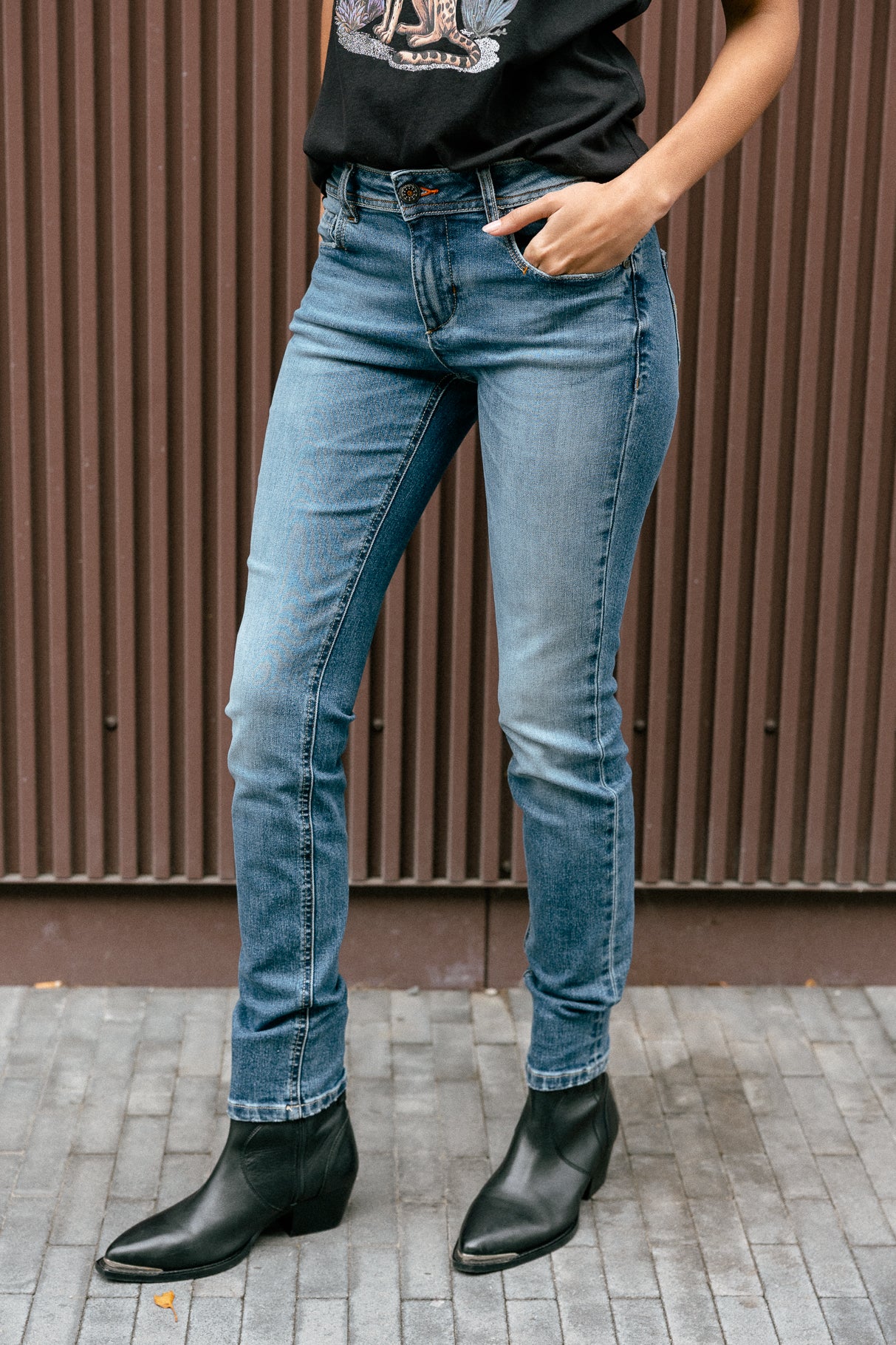 Jeans slim Femme Angel saopolo med | Freeman T. Porter