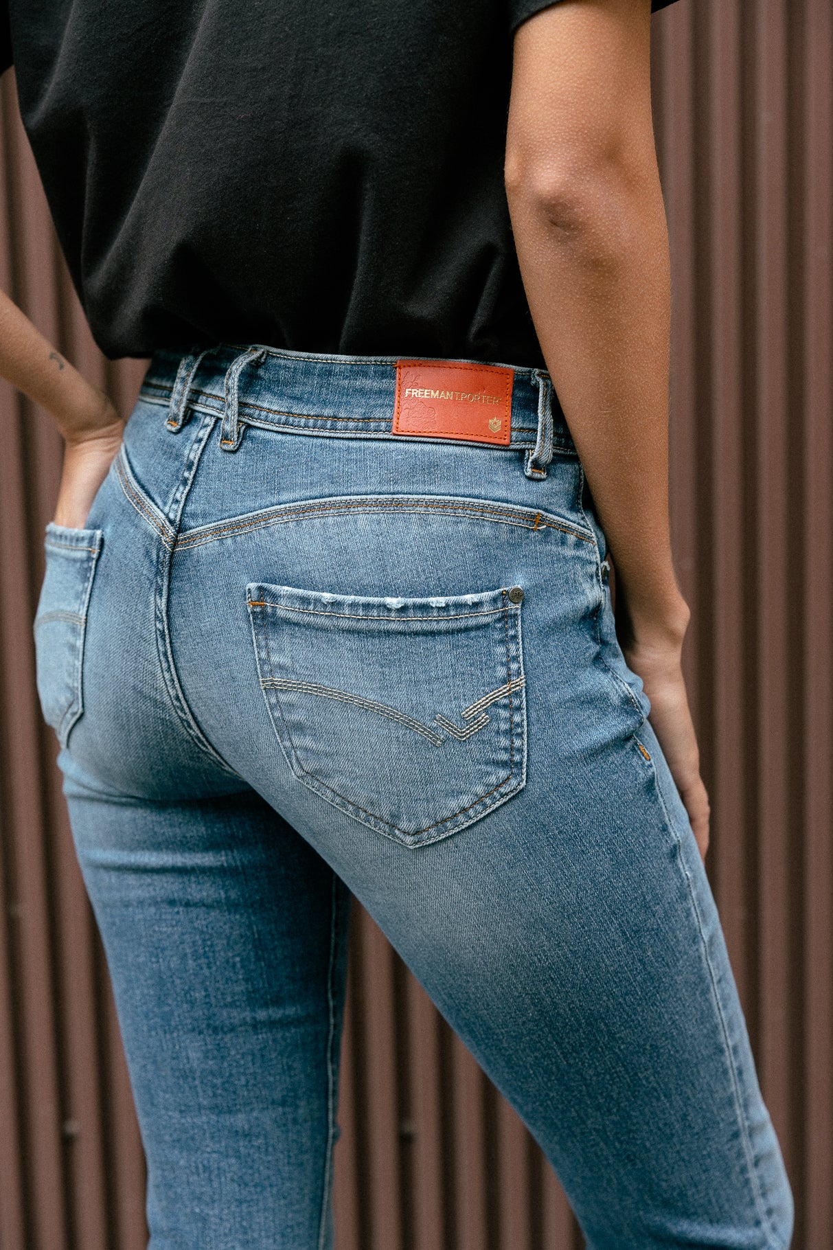 Jeans slim Femme Angel saopolo med | Freeman T. Porter