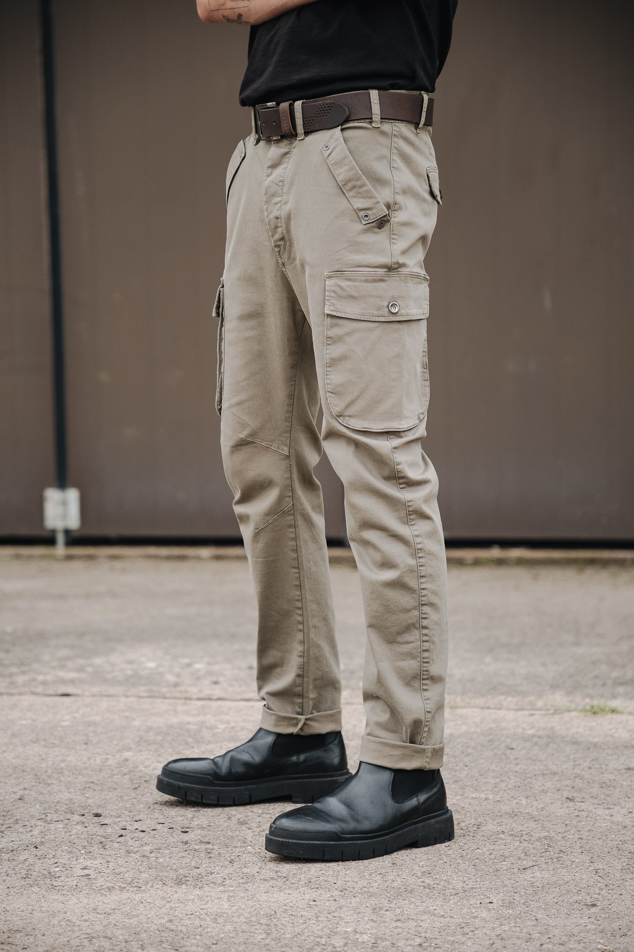 Pantalon cargo Homme Punacho Twilly deep lichen green | Freeman T. Porter