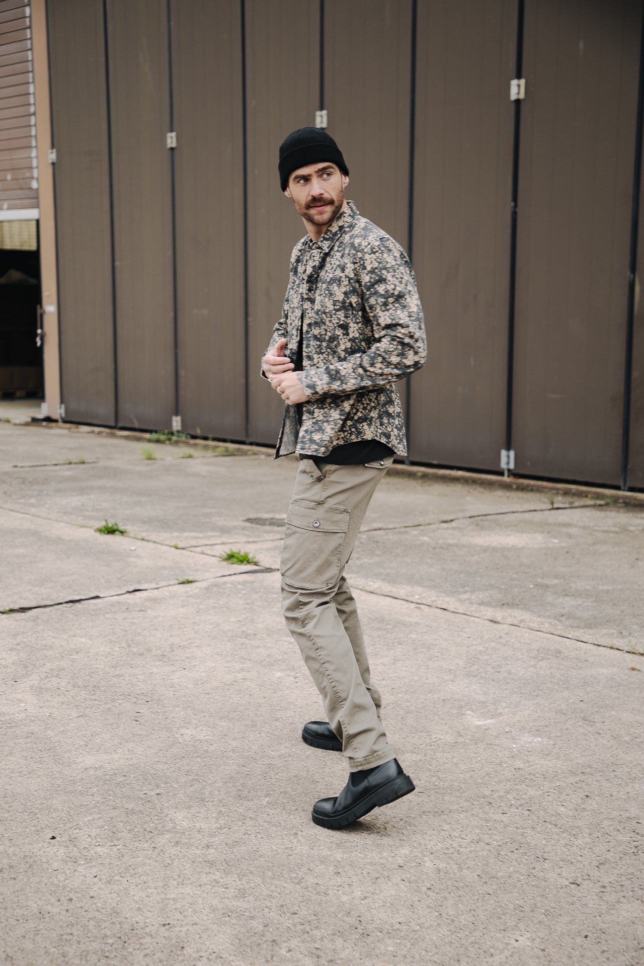 Pantalon cargo Homme Punacho Twilly deep lichen green | Freeman T. Porter
