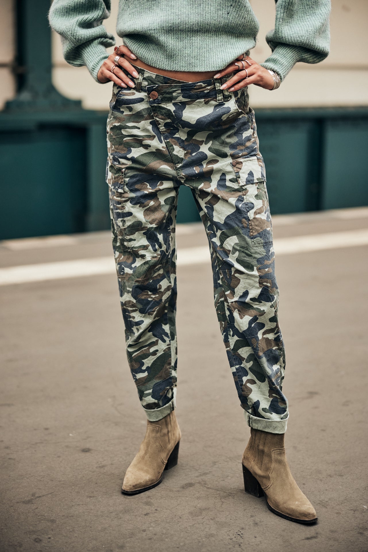 Pantalon cargo Femme Olga Airborn original | Freeman T. Porter
