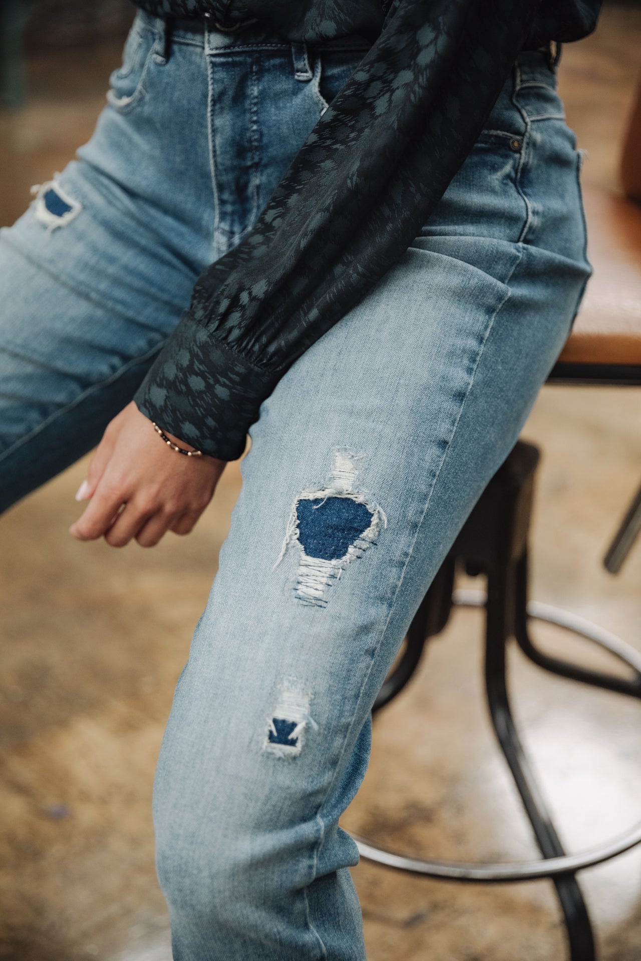 Jeans slim cropped Femme Sophy proof | Freeman T. Porter