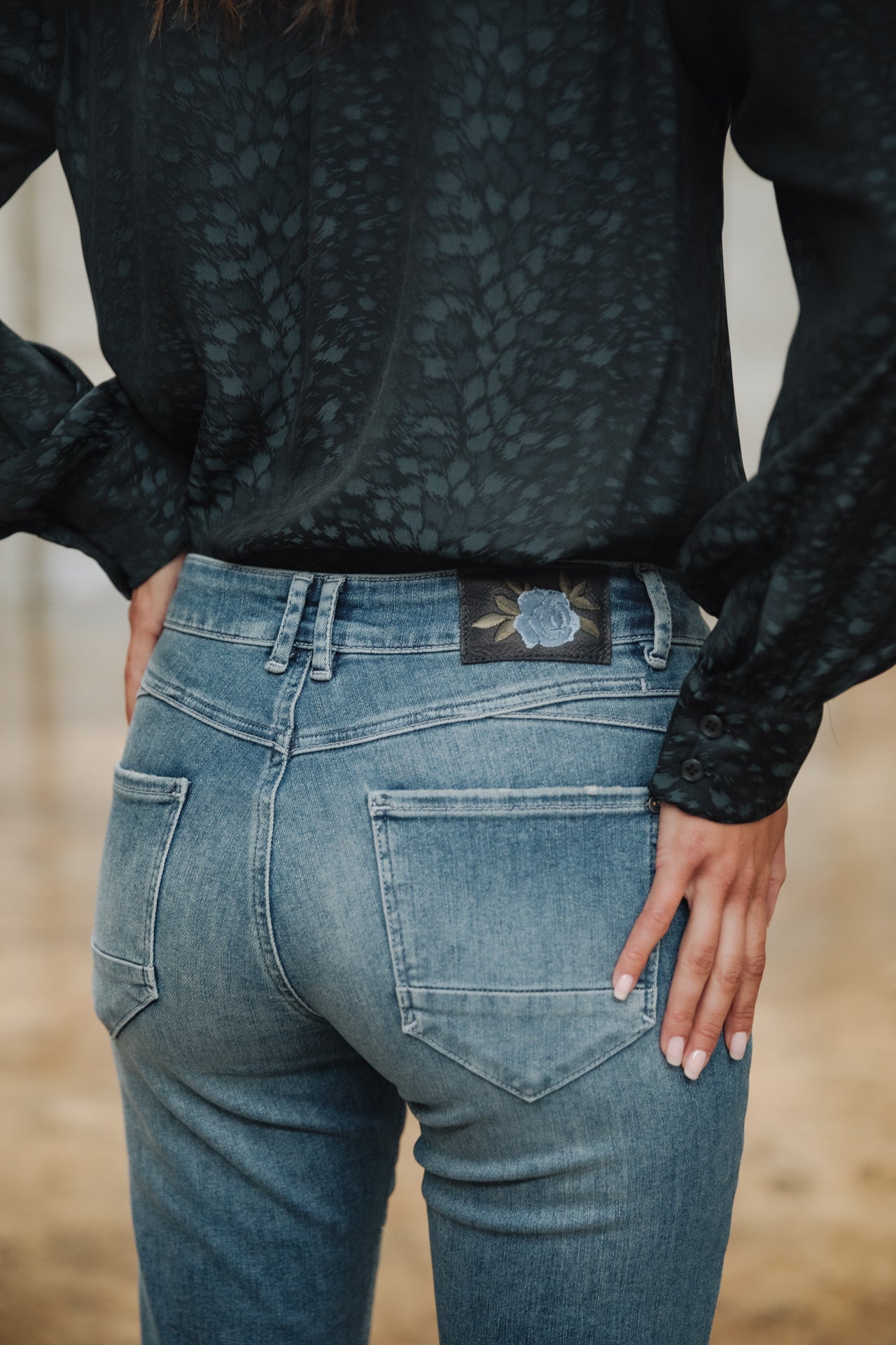 Jeans slim cropped Femme Sophy proof | Freeman T. Porter
