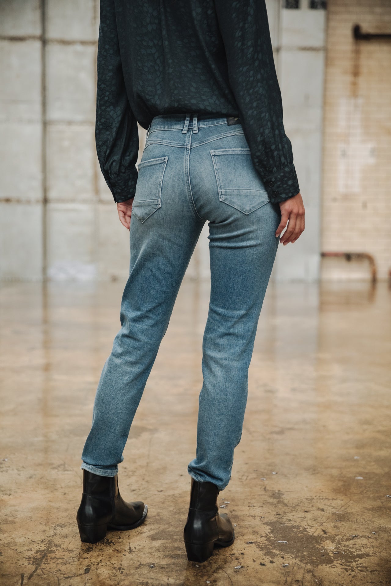 Jeans slim cropped Femme Sophy proof | Freeman T. Porter