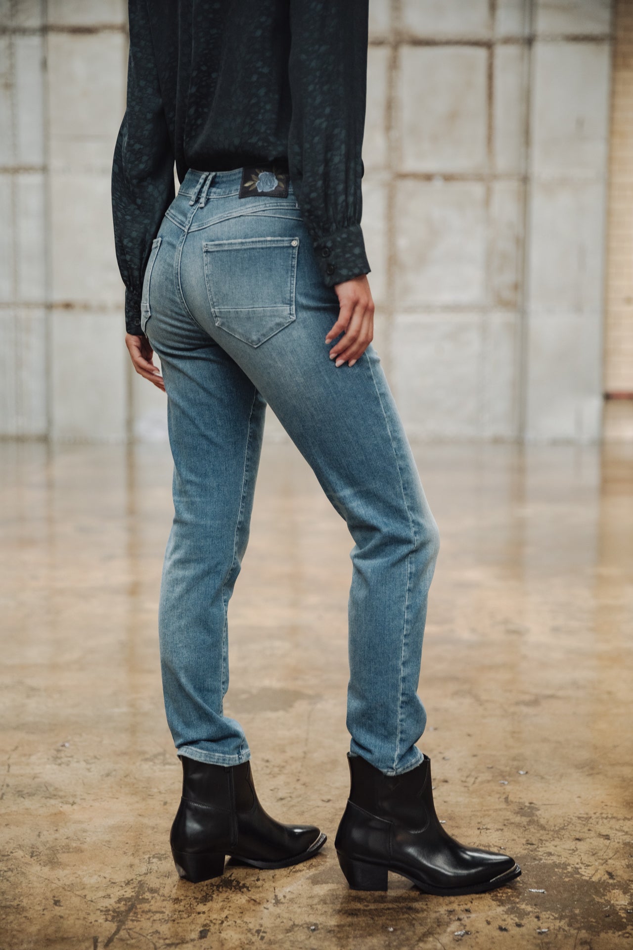 Jeans slim cropped Femme Sophy proof | Freeman T. Porter