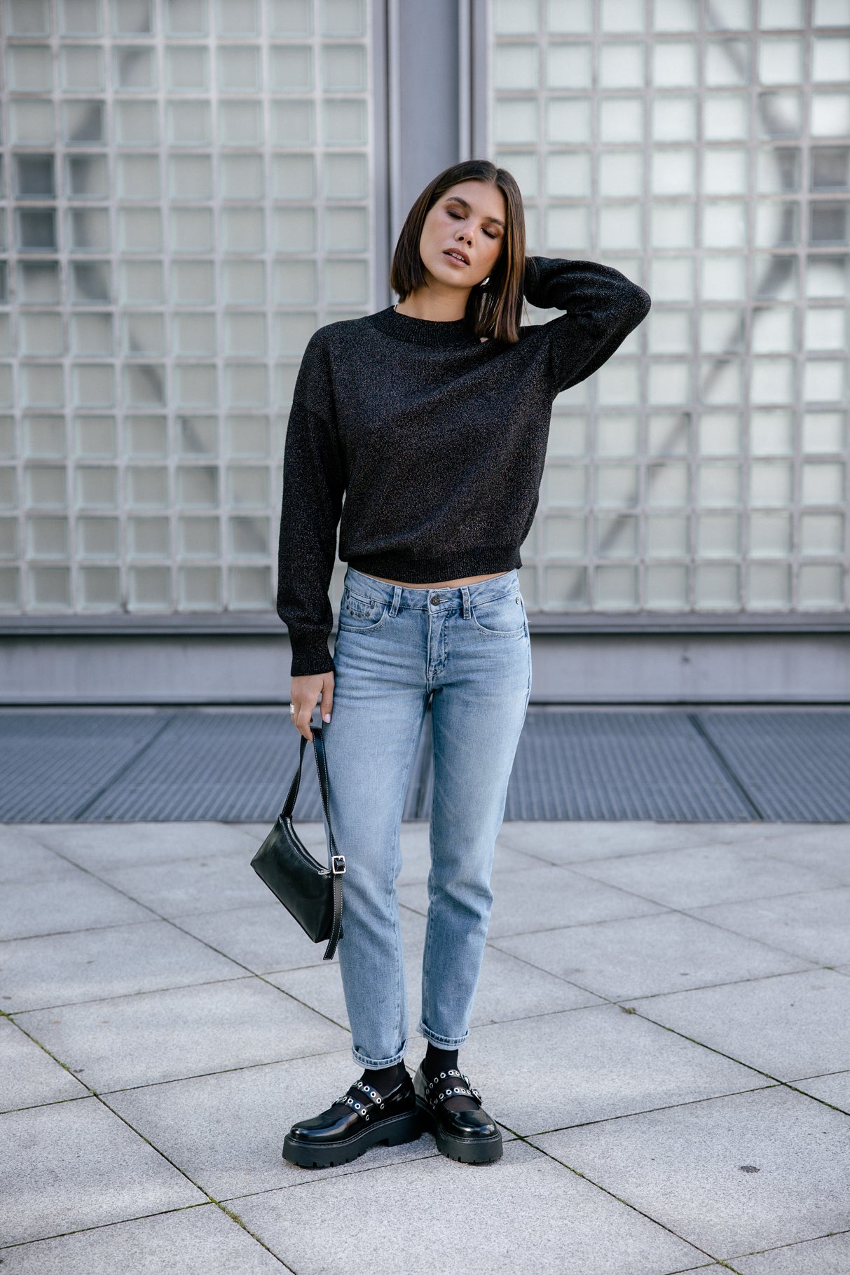 Slim cropped jeans Woman Sophy pirana | Freeman T. Porter