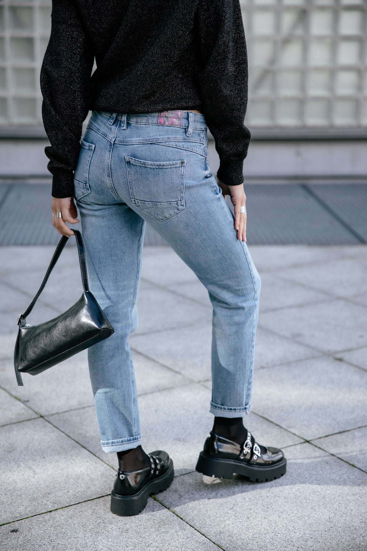 Slim cropped jeans Woman Sophy pirana | Freeman T. Porter