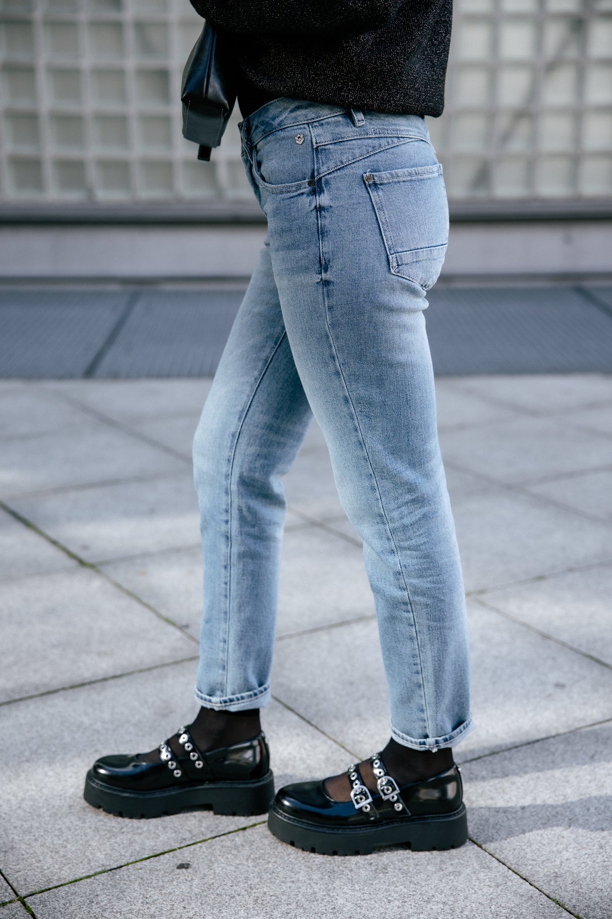 Slim cropped jeans Woman Sophy pirana | Freeman T. Porter