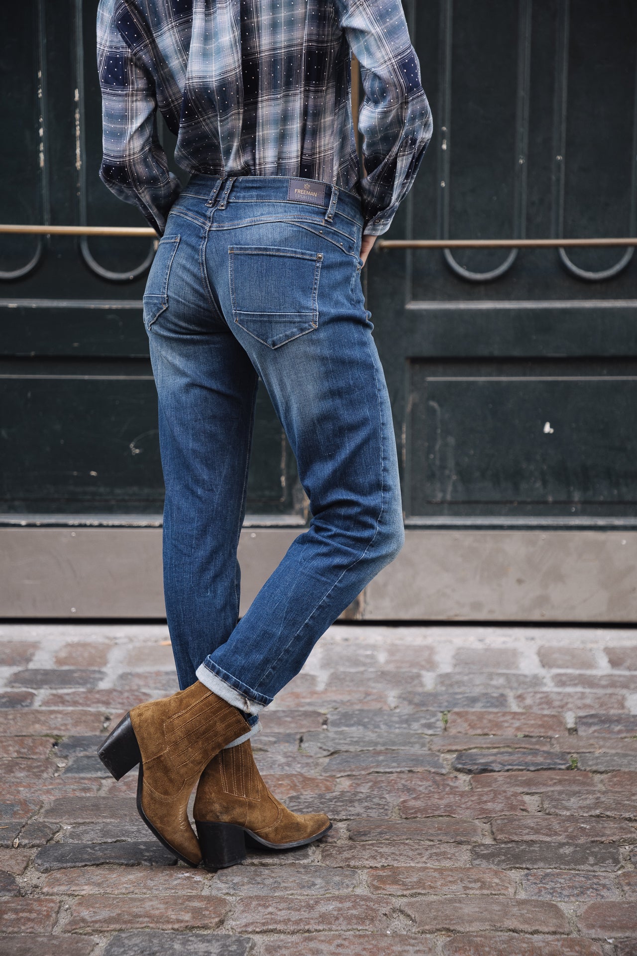 Jeans slim cropped Femme Sophy fever | Freeman T. Porter