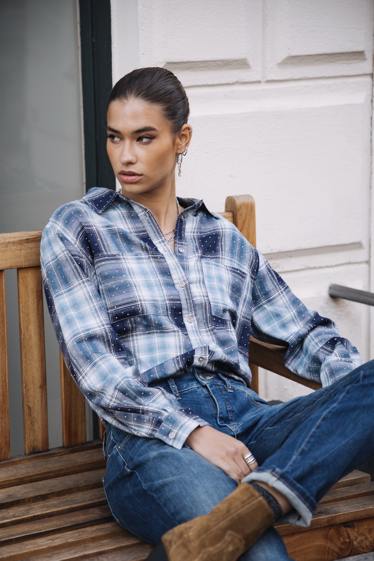 Jeans slim cropped Femme Sophy fever | Freeman T. Porter