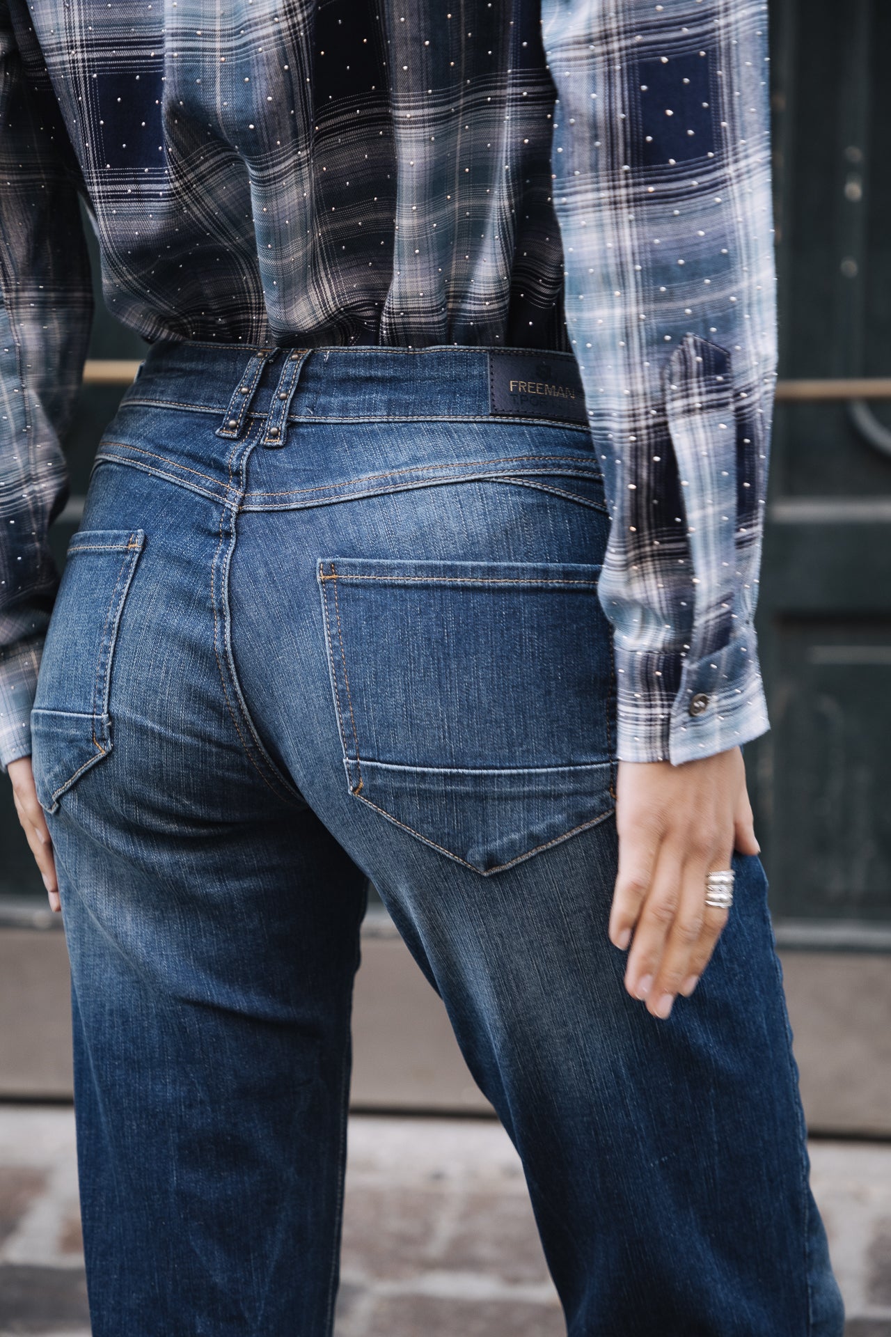 Jeans slim cropped Femme Sophy fever | Freeman T. Porter