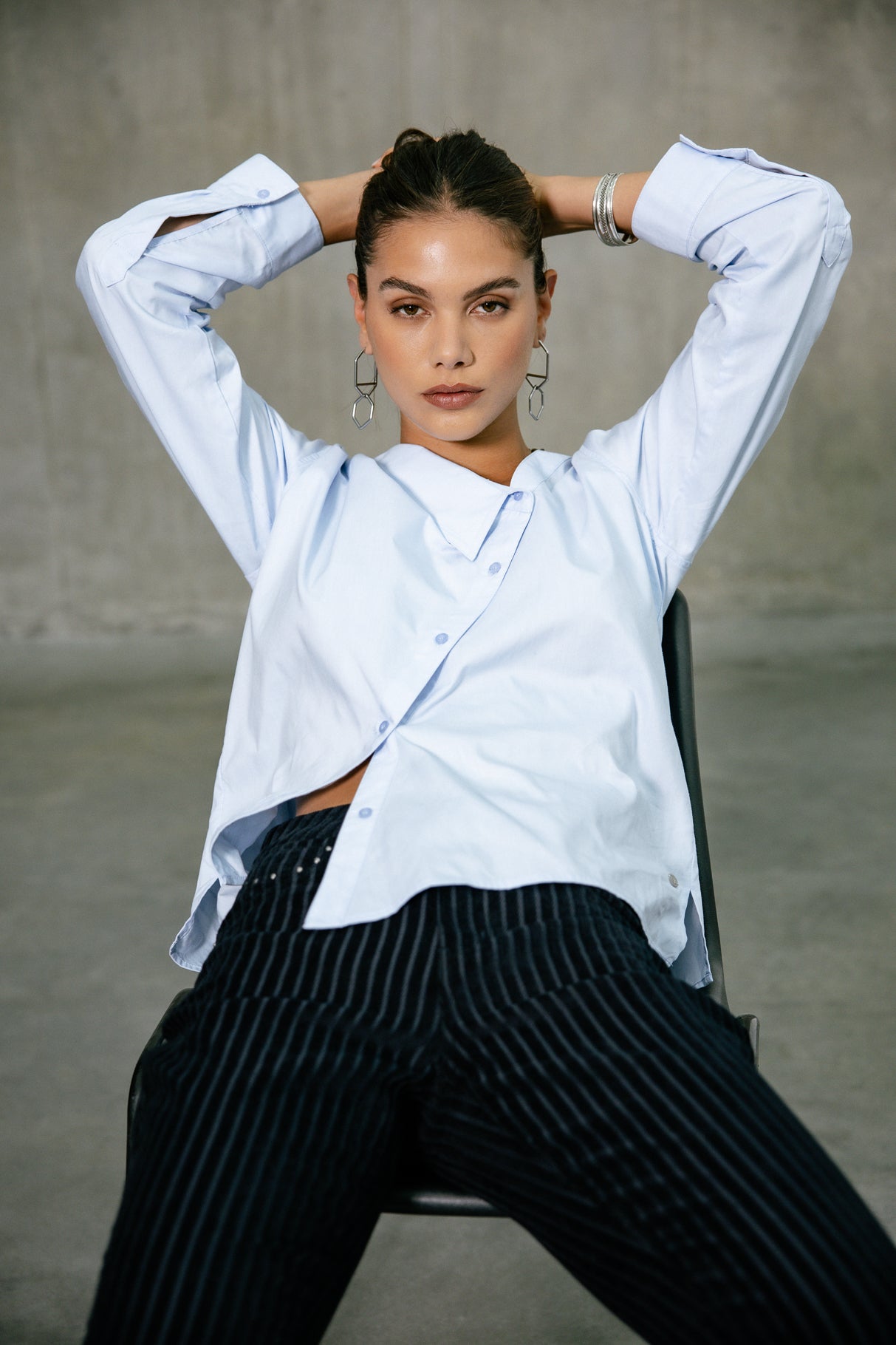 Pantalon cropped Frau Sophy Norwich black | Freeman T. Porter