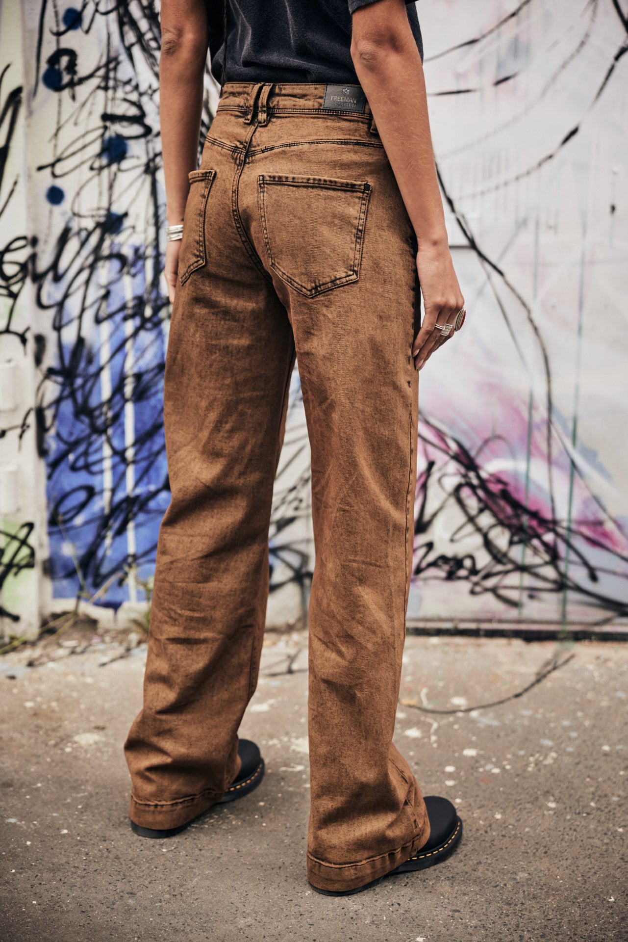 Jeans large Femme Lucie phoenix | Freeman T. Porter