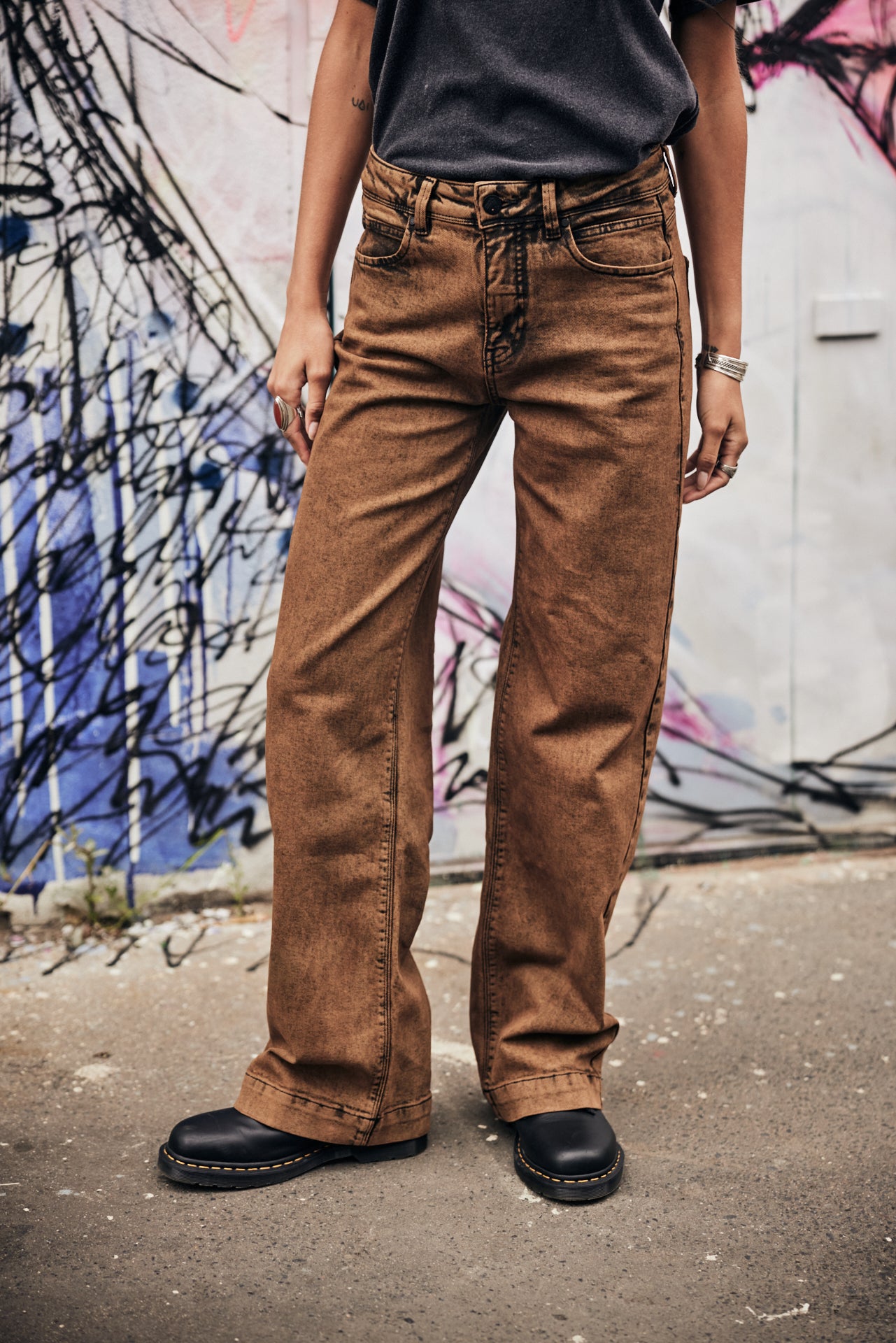 Jeans large Femme Lucie phoenix | Freeman T. Porter