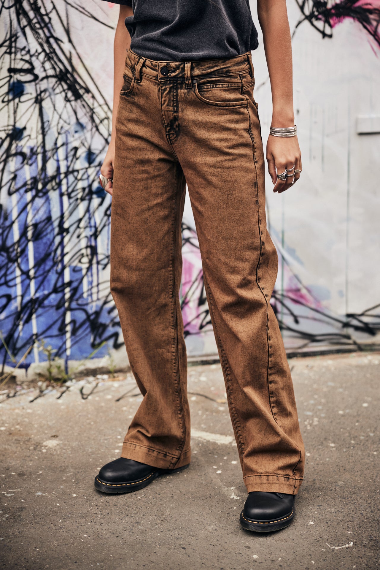 Jeans large Femme Lucie phoenix | Freeman T. Porter