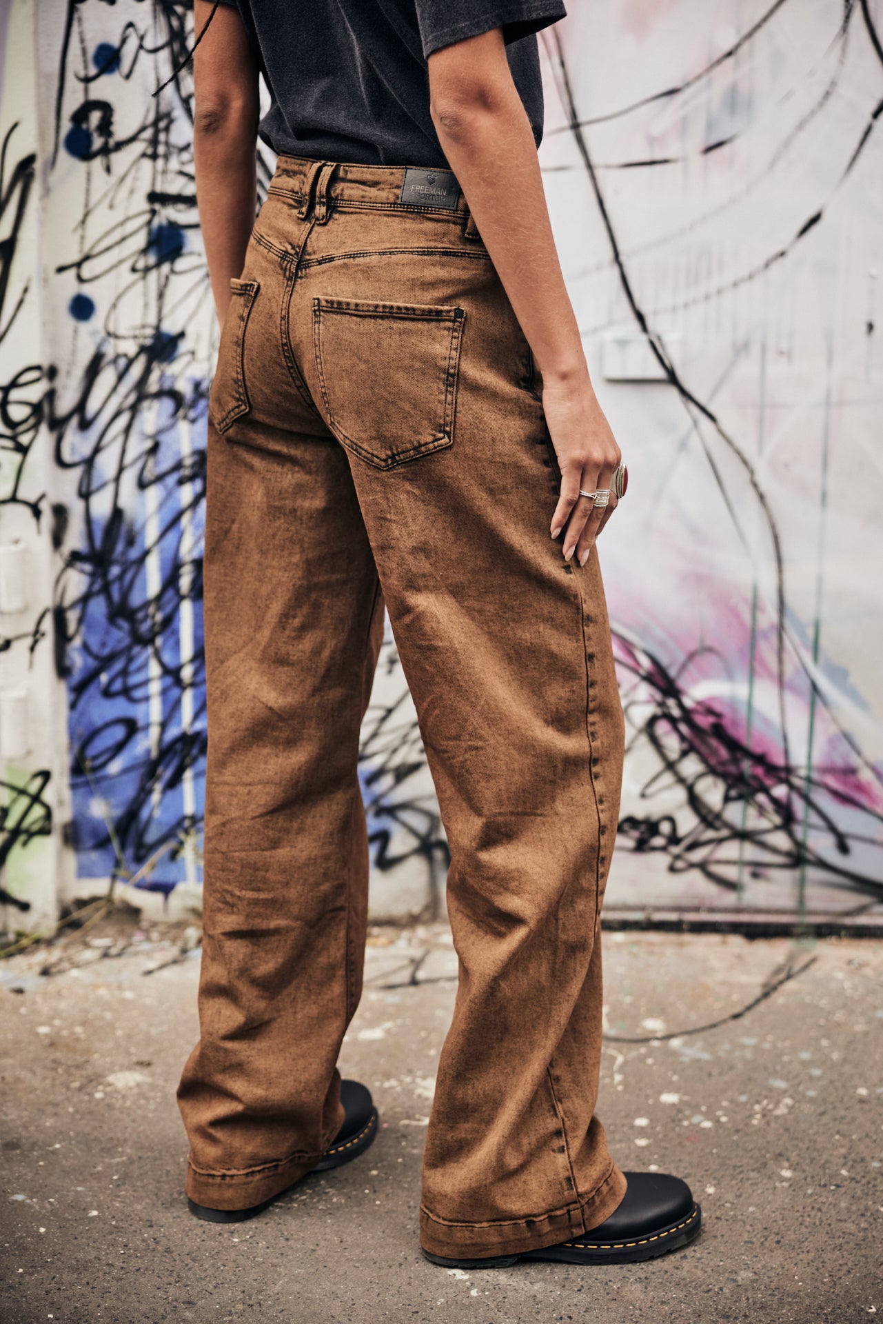 Jeans large Femme Lucie phoenix | Freeman T. Porter