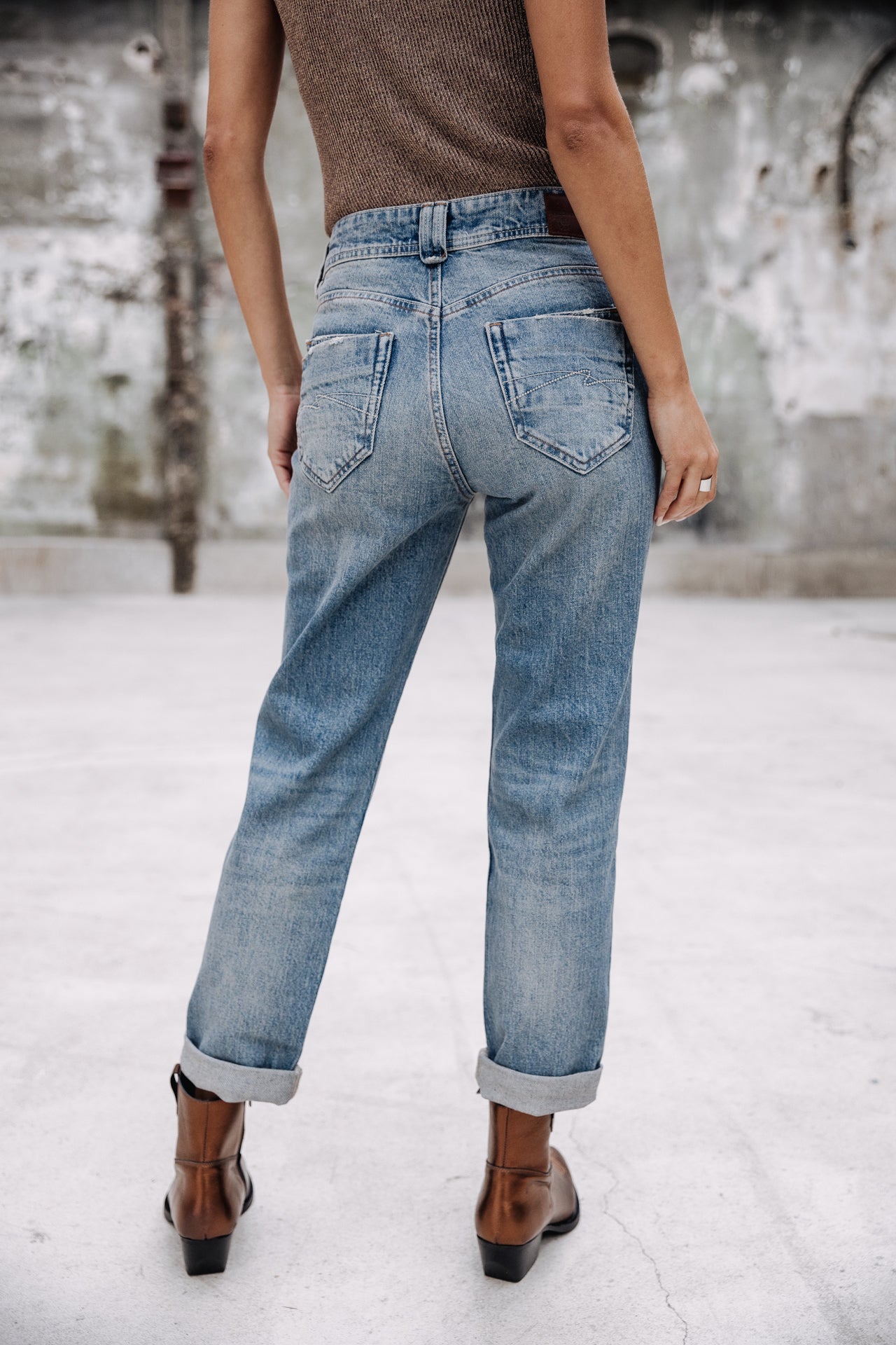 Jeans cropped boyfriend Femme Timea furano | Freeman T. Porter