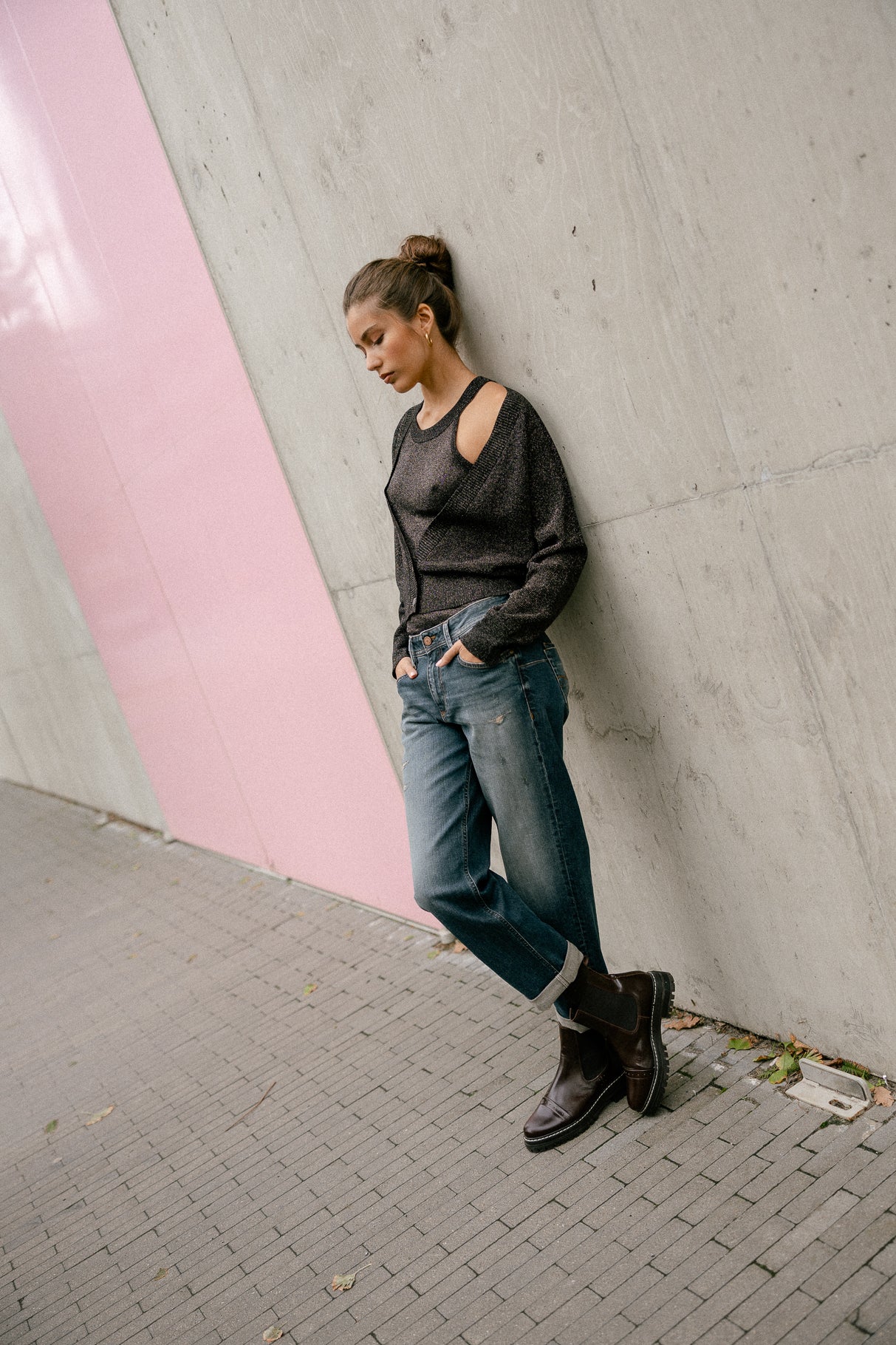 Jeans cropped boyfriend Femme Timea salute | Freeman T. Porter