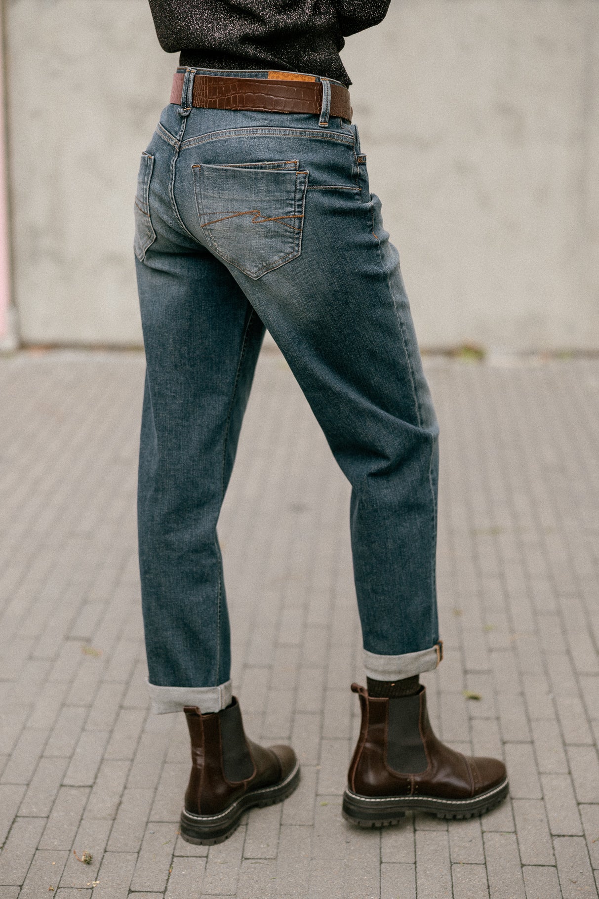 Jeans cropped boyfriend Femme Timea salute | Freeman T. Porter