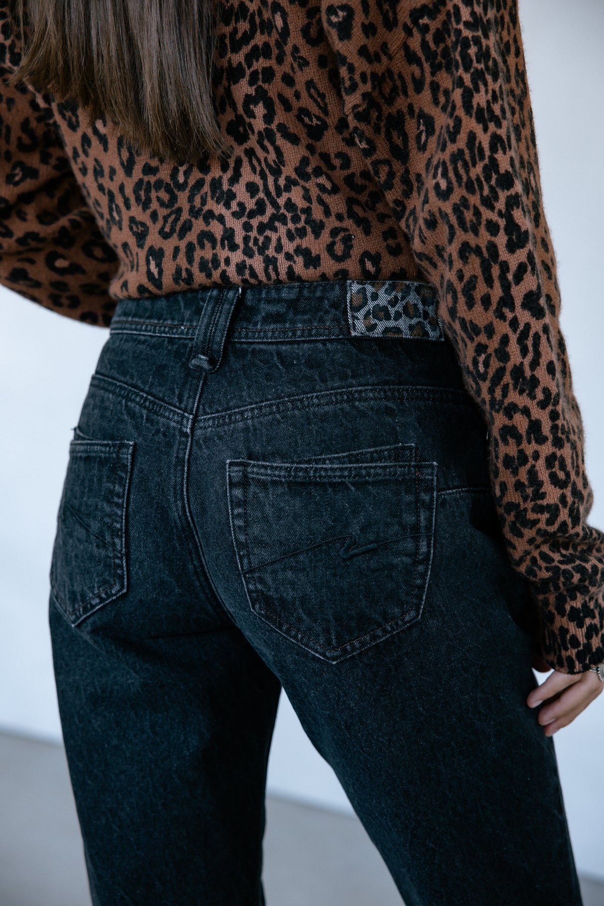 Jeans cropped boyfriend Frau Timea Denim jilin dark | Freeman T. Porter