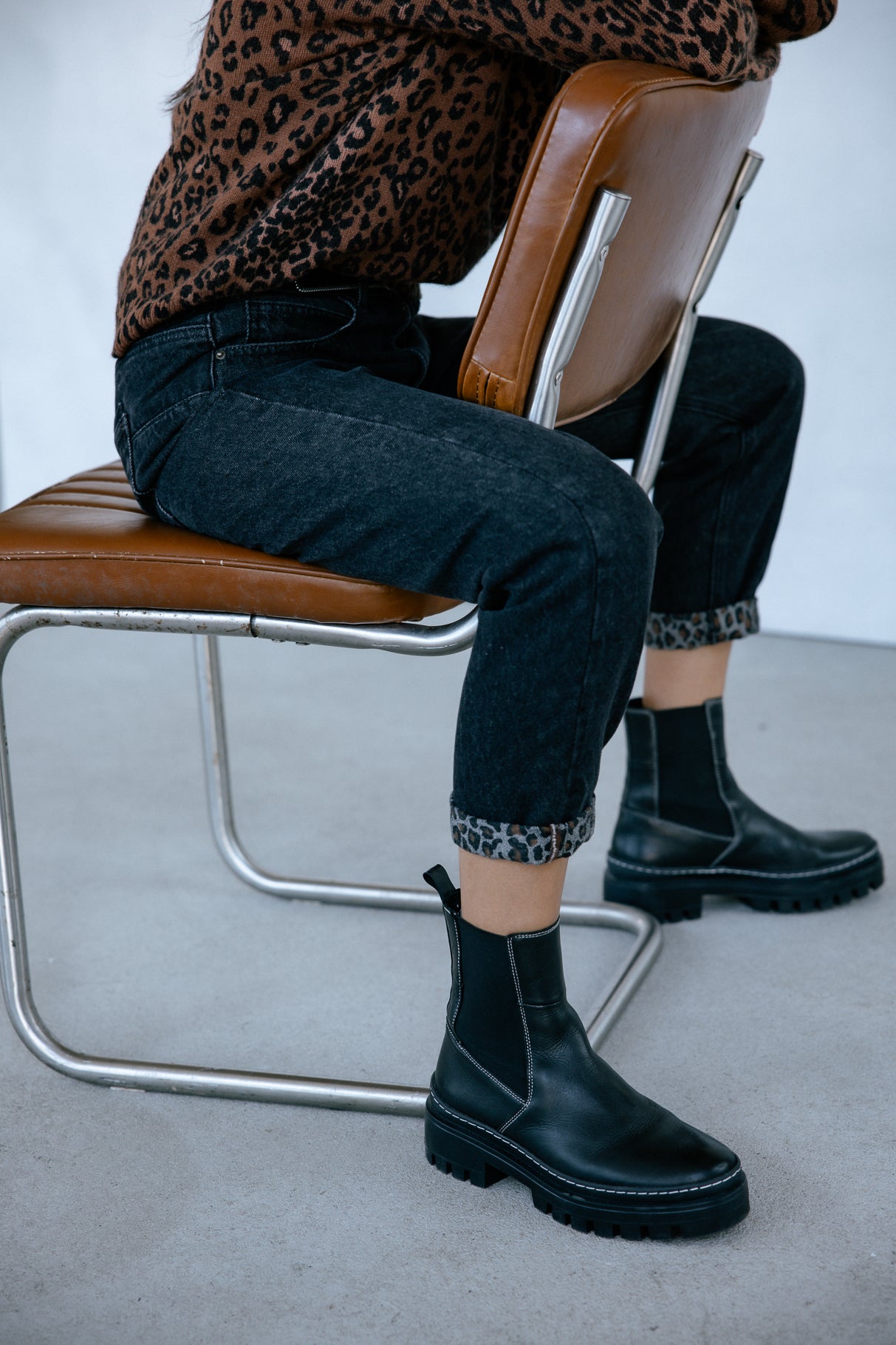Jeans cropped boyfriend Frau Timea Denim jilin dark | Freeman T. Porter