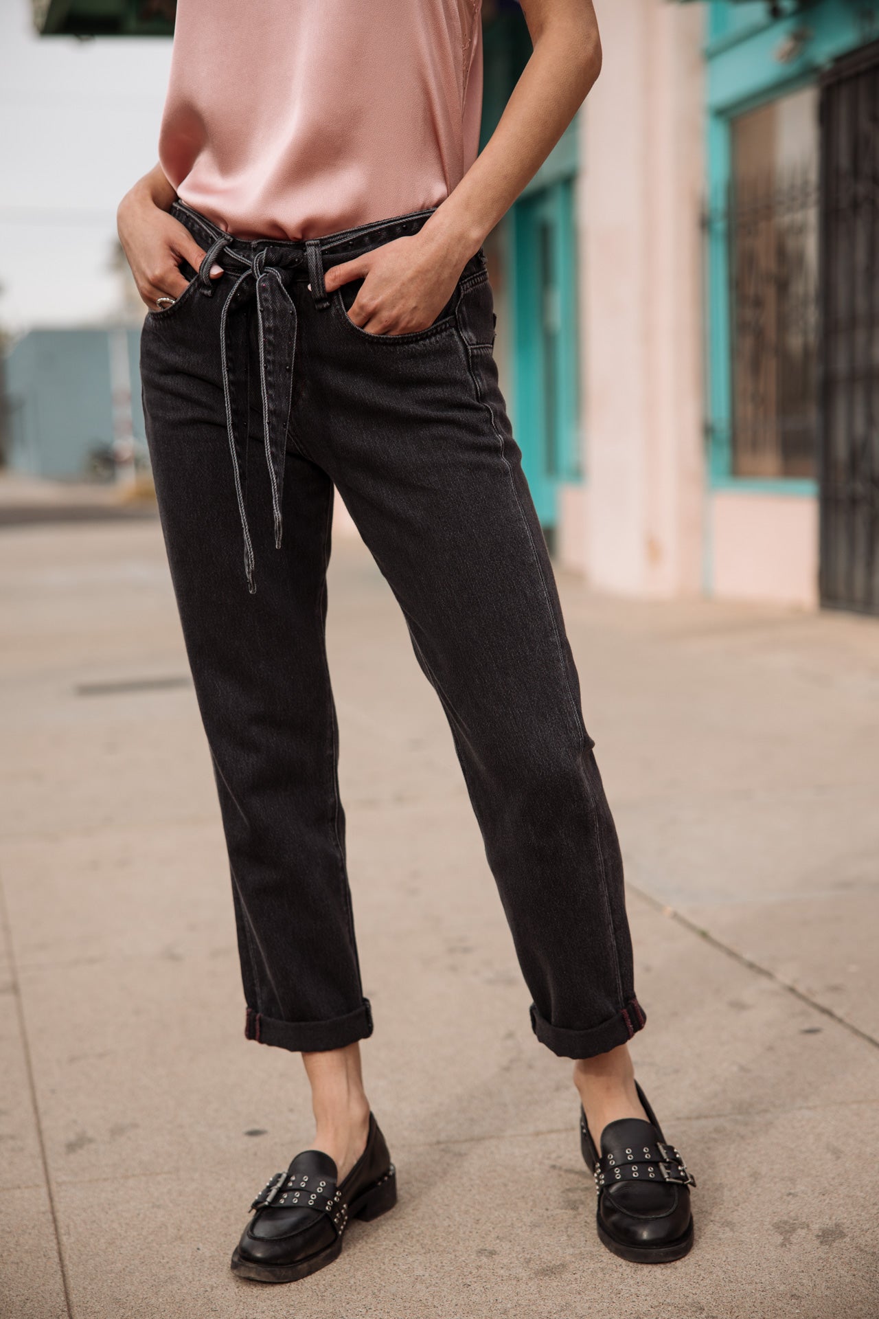 Vaqueros boyfriend recortados Mujer Timea Denim salsina | Freeman T. Porter