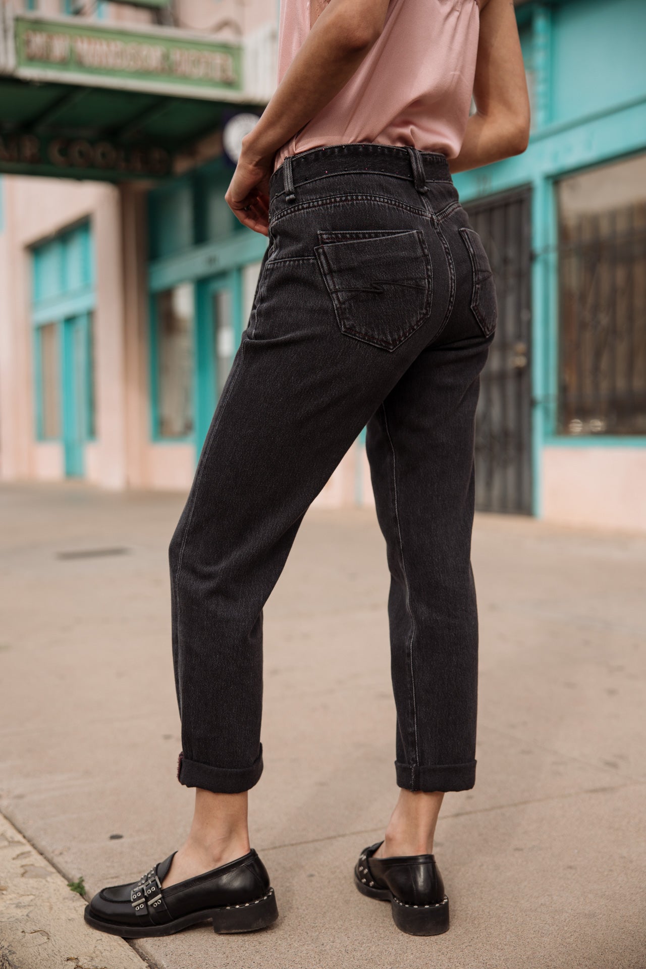 Vaqueros boyfriend recortados Mujer Timea Denim salsina | Freeman T. Porter
