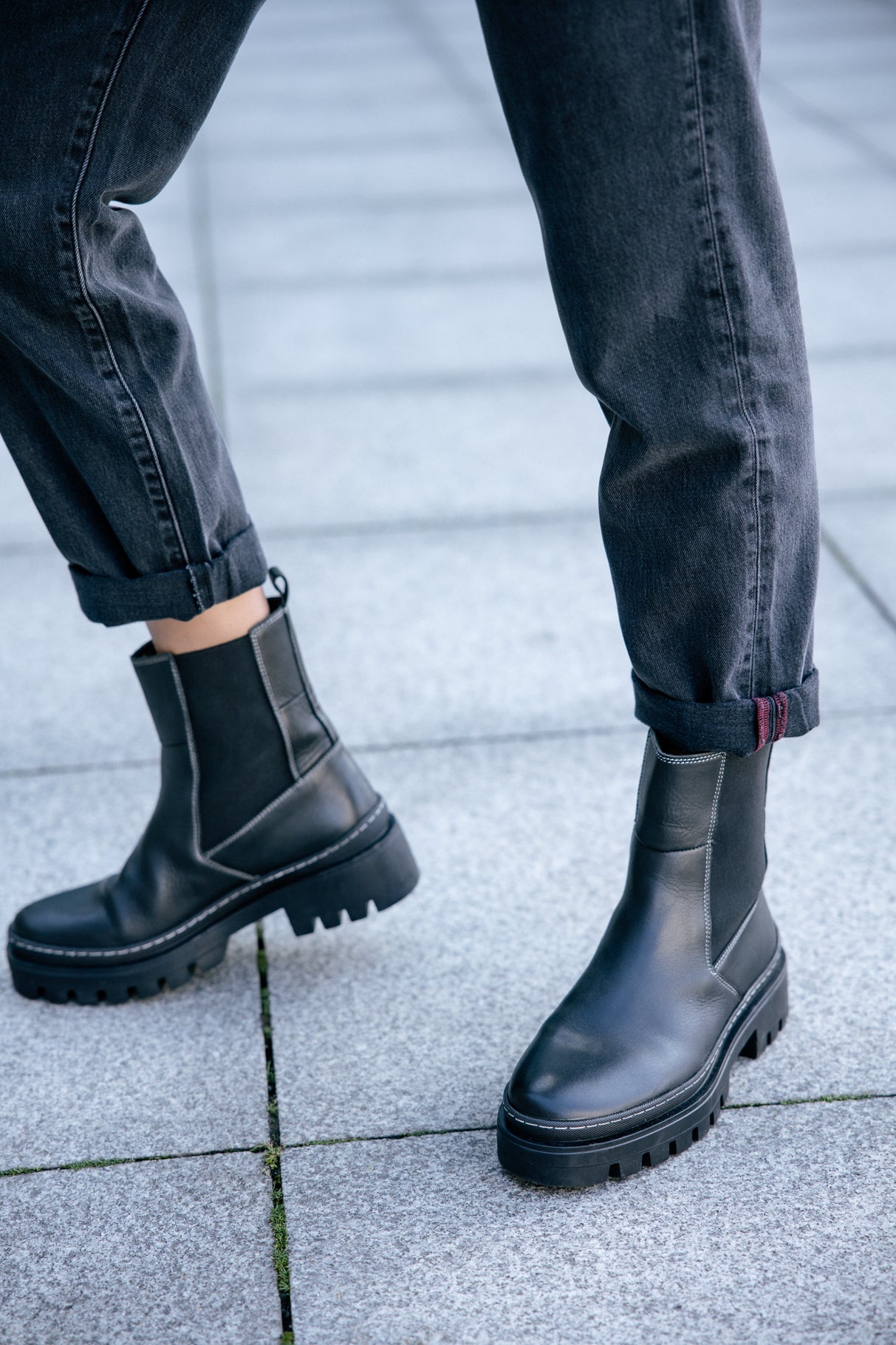 Cropped boyfriend jeans Woman Timea salsina | Freeman T. Porter