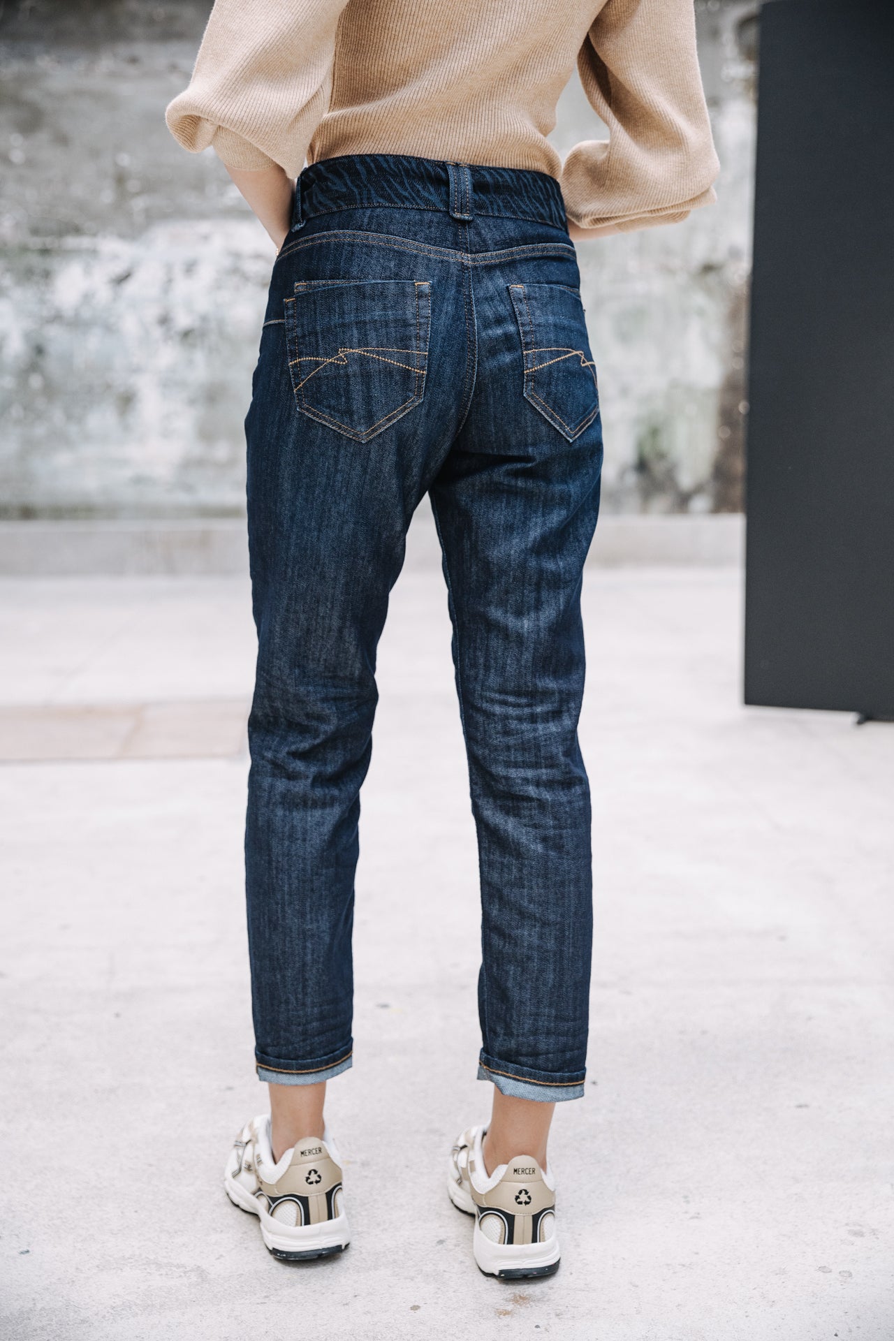 Jeans cropped boyfriend Femme Timea eclipse | Freeman T. Porter