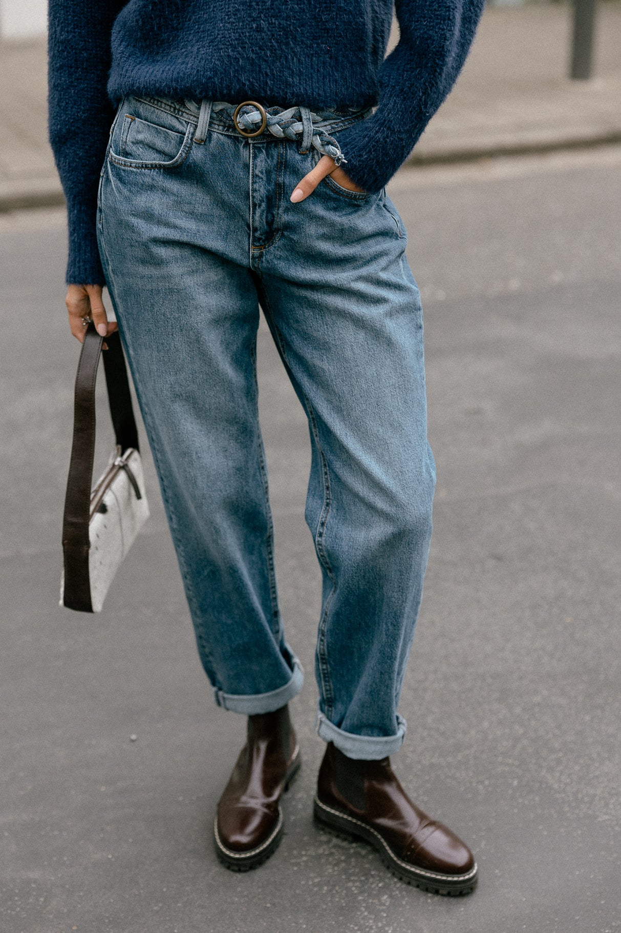 Jeans novio recortado Mujer Timea Denim magnus | Freeman T. Porter