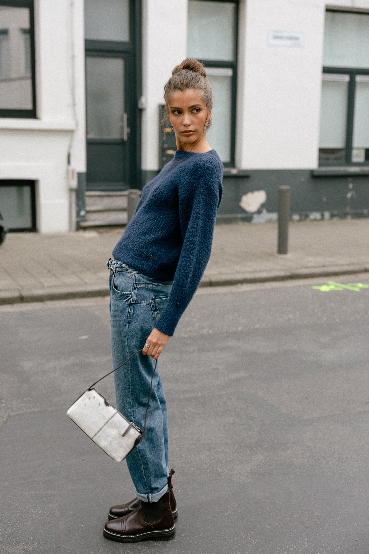 Jeans cropped boyfriend Femme Timea Denim magnus | Freeman T. Porter