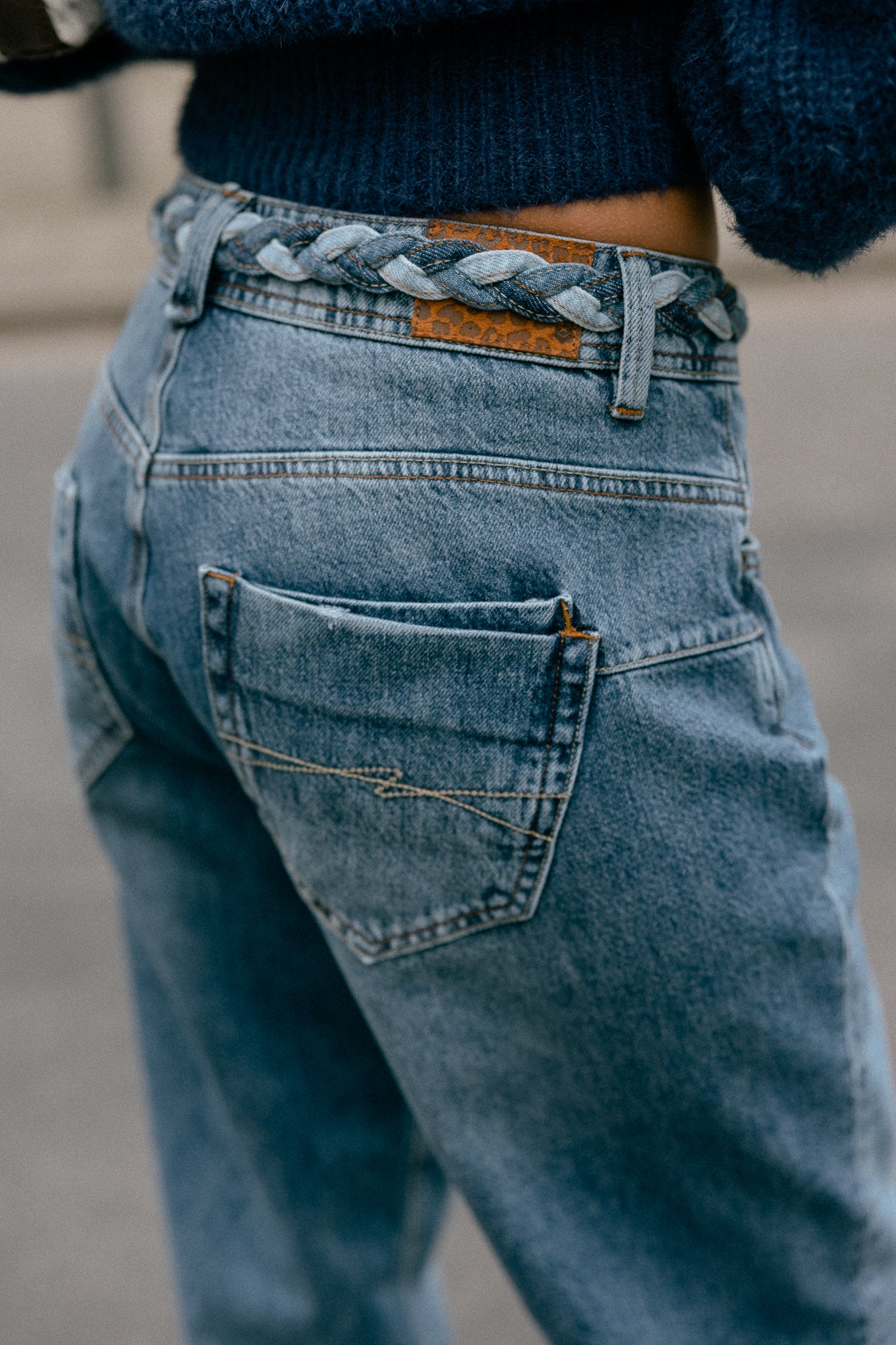 Jeans cropped boyfriend Femme Timea Denim magnus | Freeman T. Porter