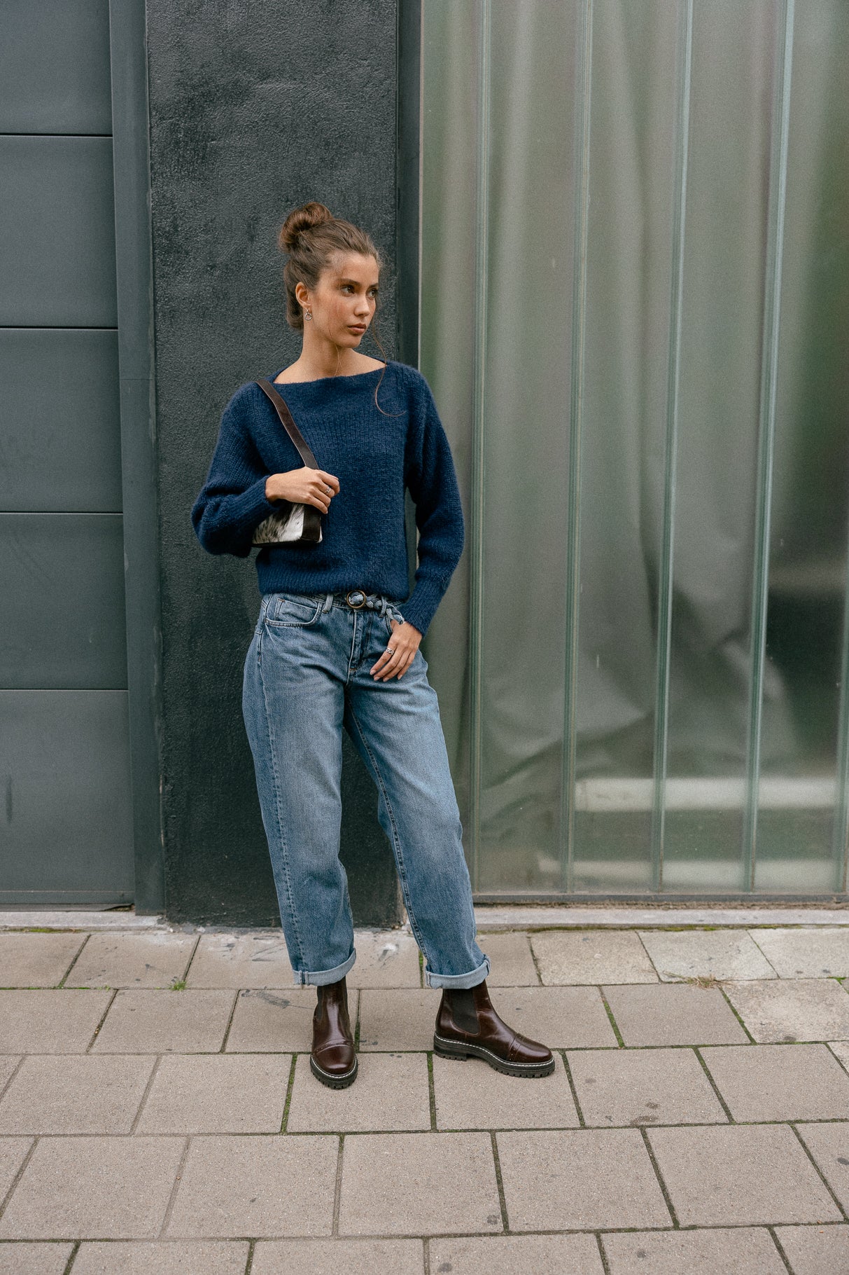Jeans cropped boyfriend Femme Timea Denim magnus | Freeman T. Porter