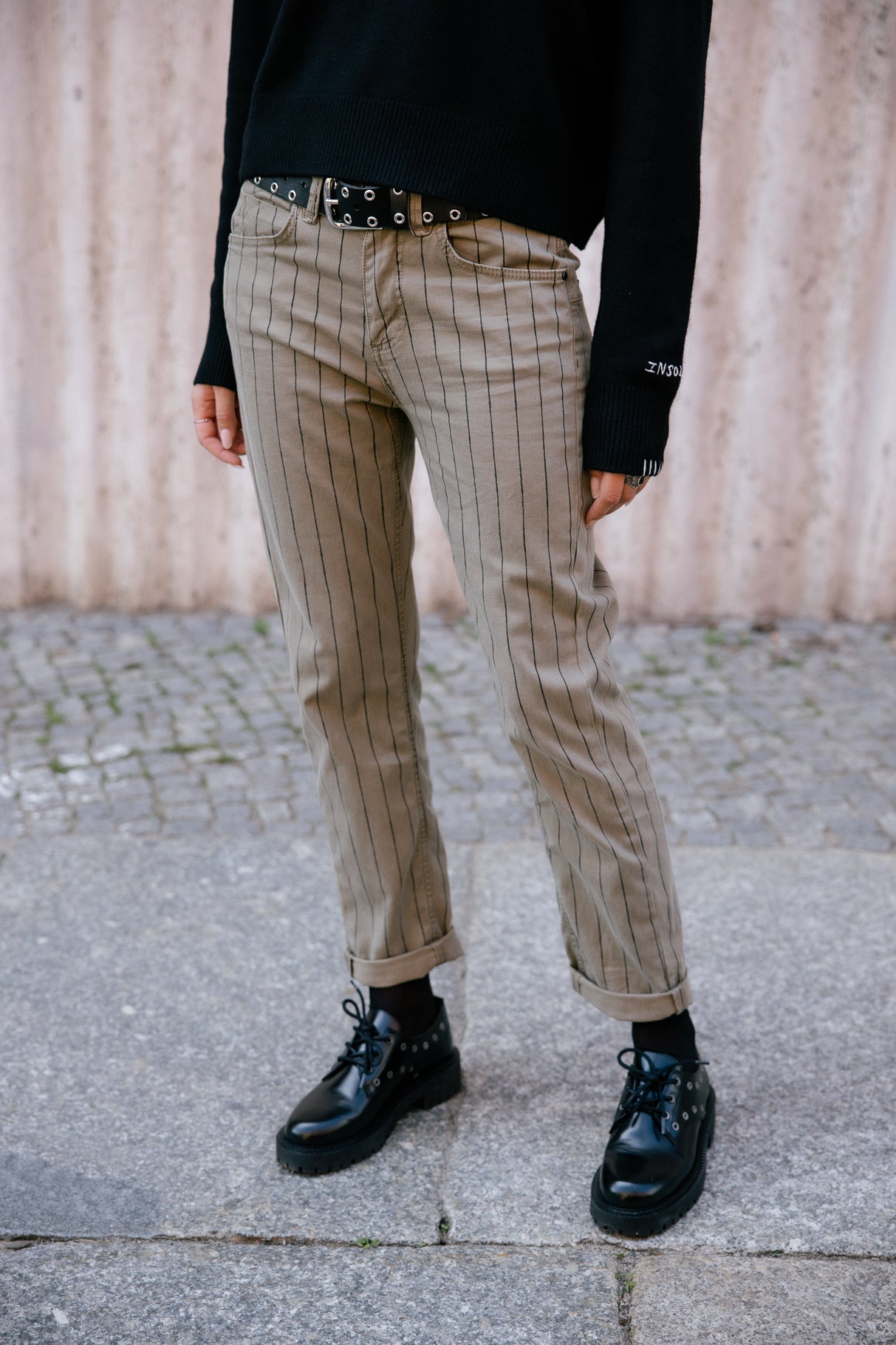 Pantalón boyfriend Mujer Timea Paleole deep lichen green | Freeman T. Porter