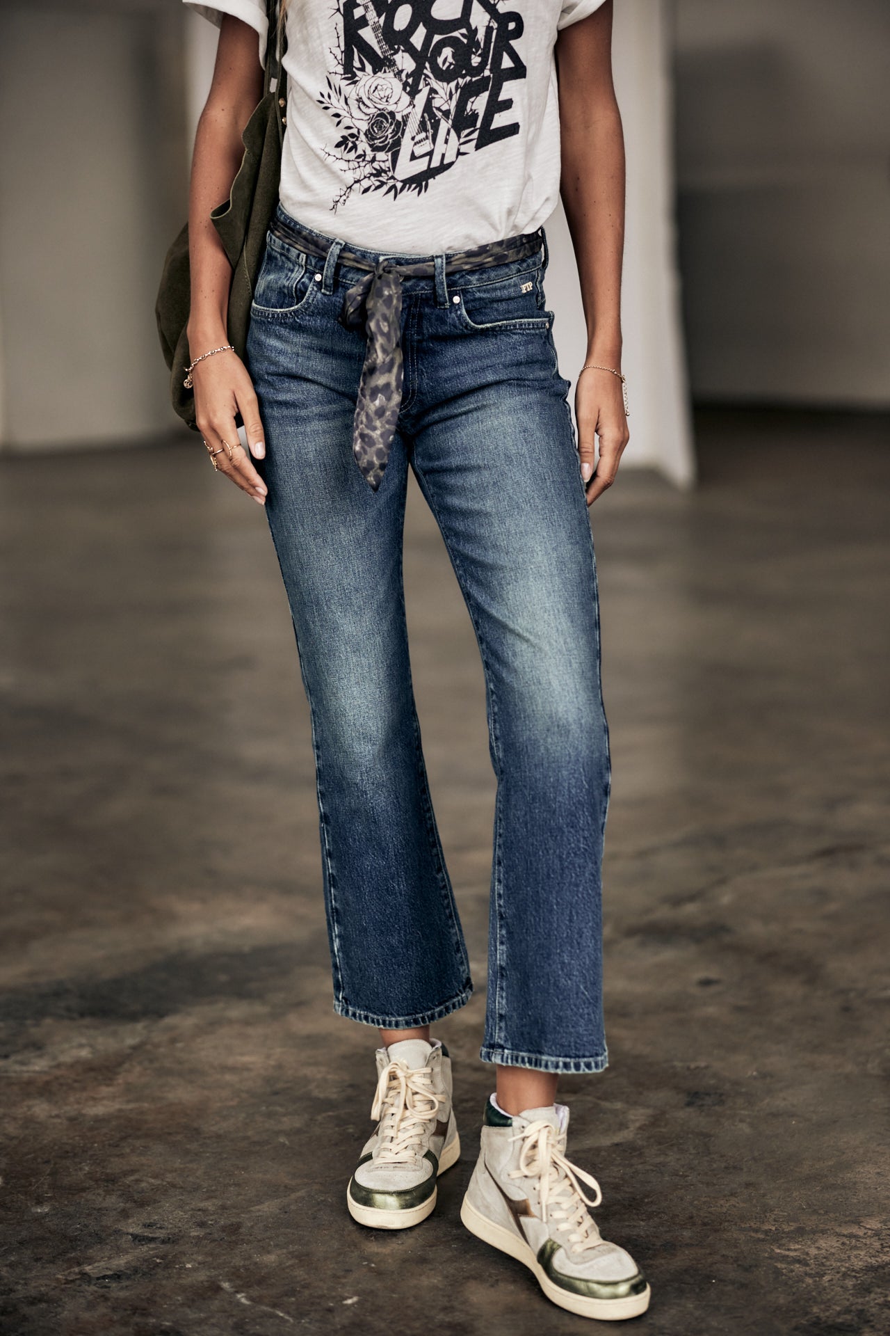 Jeans 7/8 Bootcut Femme Norma power | Freeman T. Porter