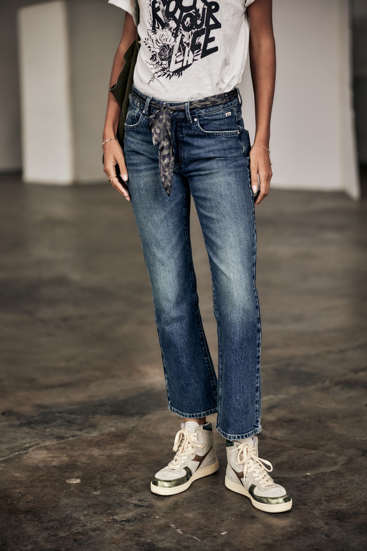 Jeans 7/8 Bootcut Femme Norma power | Freeman T. Porter