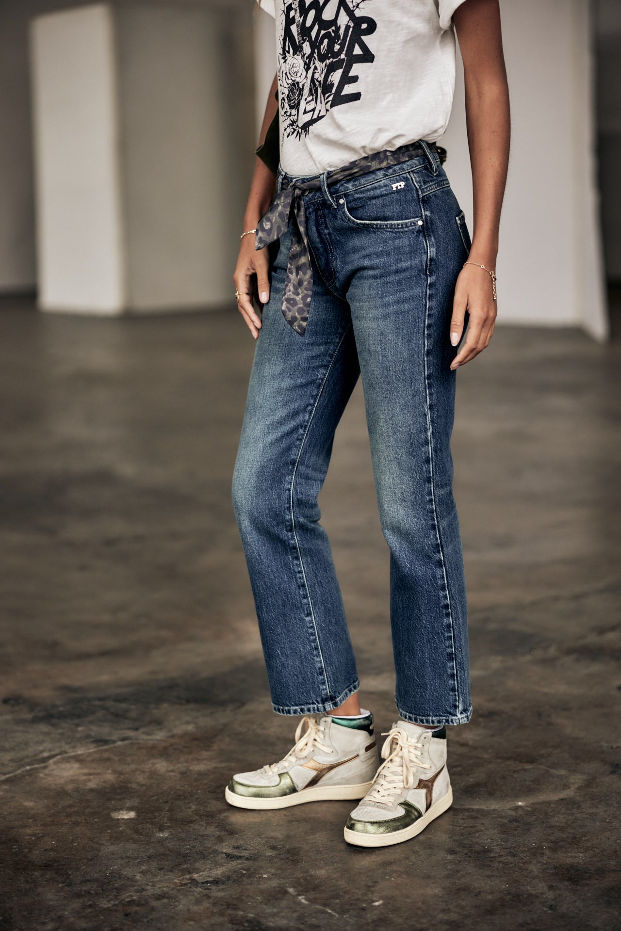 Jeans 7/8 Bootcut Femme Norma power | Freeman T. Porter