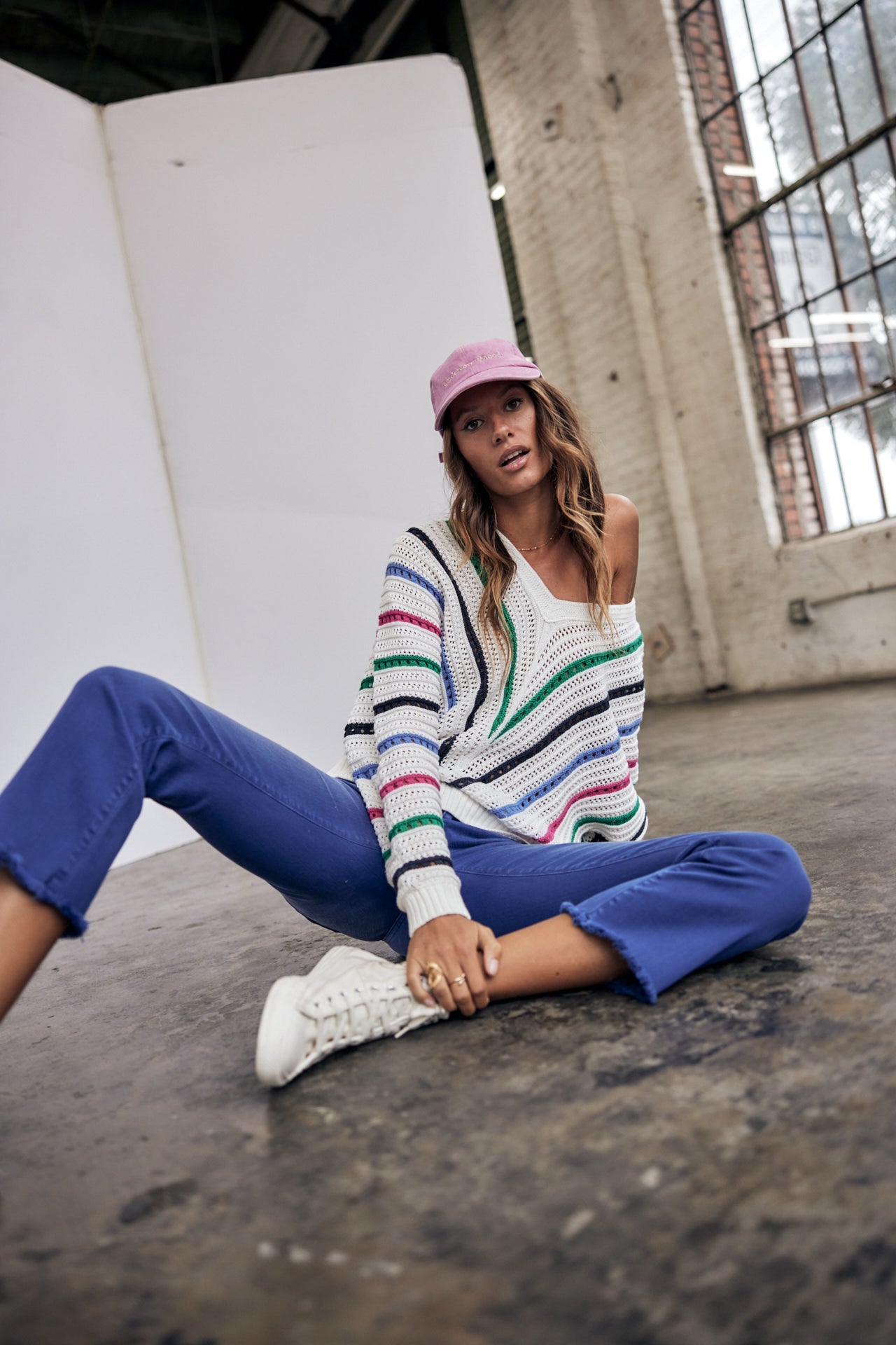 Pantalon Bootcut 7/8 Woman Norma California mazarine blue | Freeman T. Porter