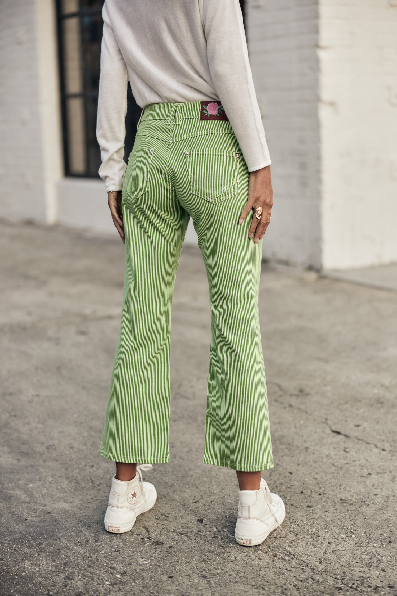 Pantalon Bootcut 7/8 Femme Norma Janeiro original | Freeman T. Porter