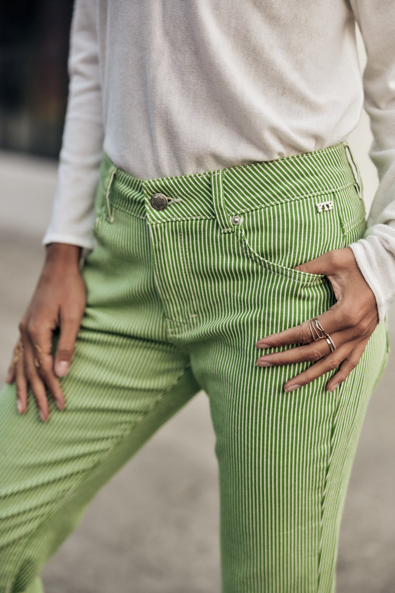 Pantalon Bootcut 7/8 Femme Norma Janeiro original | Freeman T. Porter