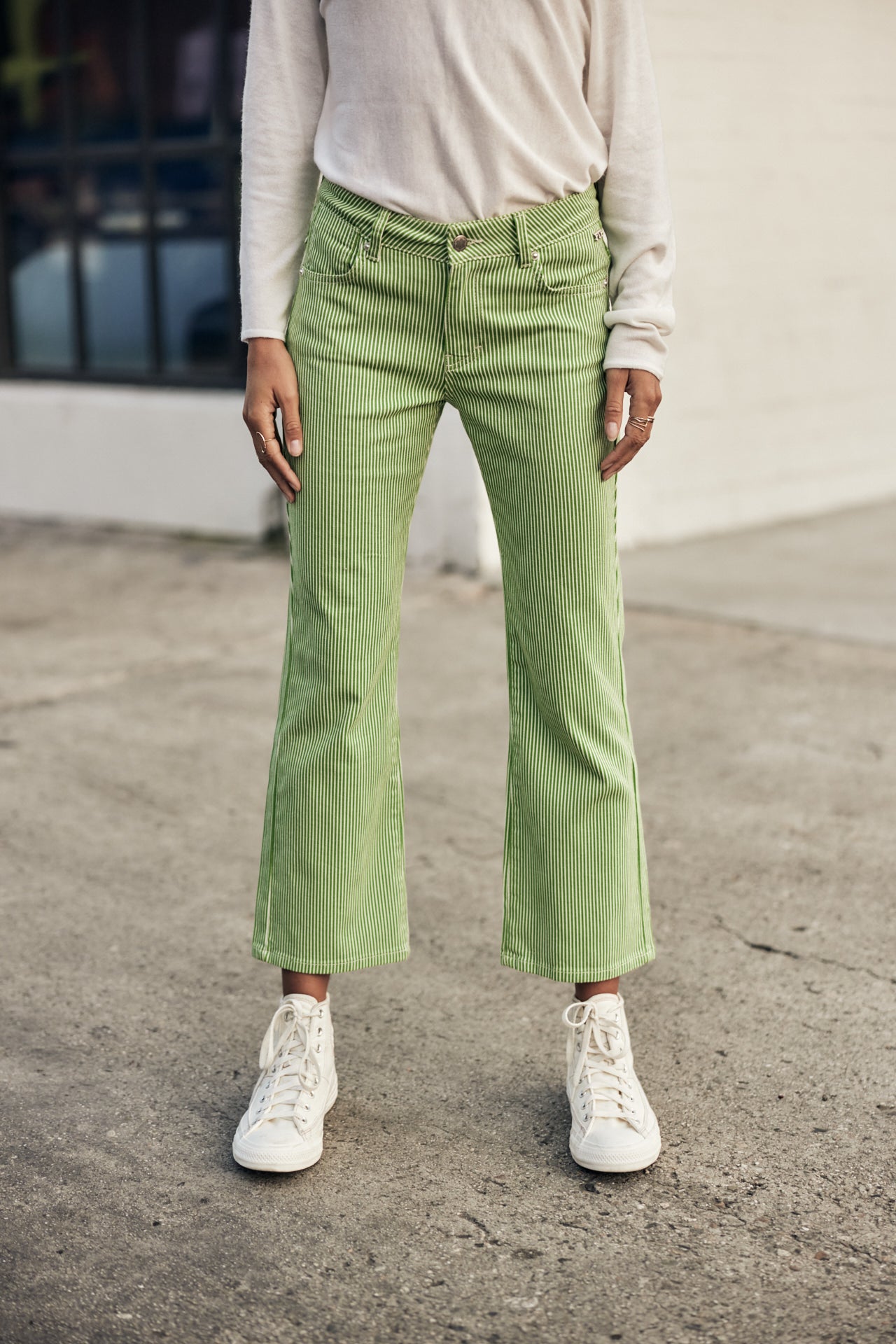 Pantalon Bootcut 7/8 Femme Norma Janeiro original | Freeman T. Porter