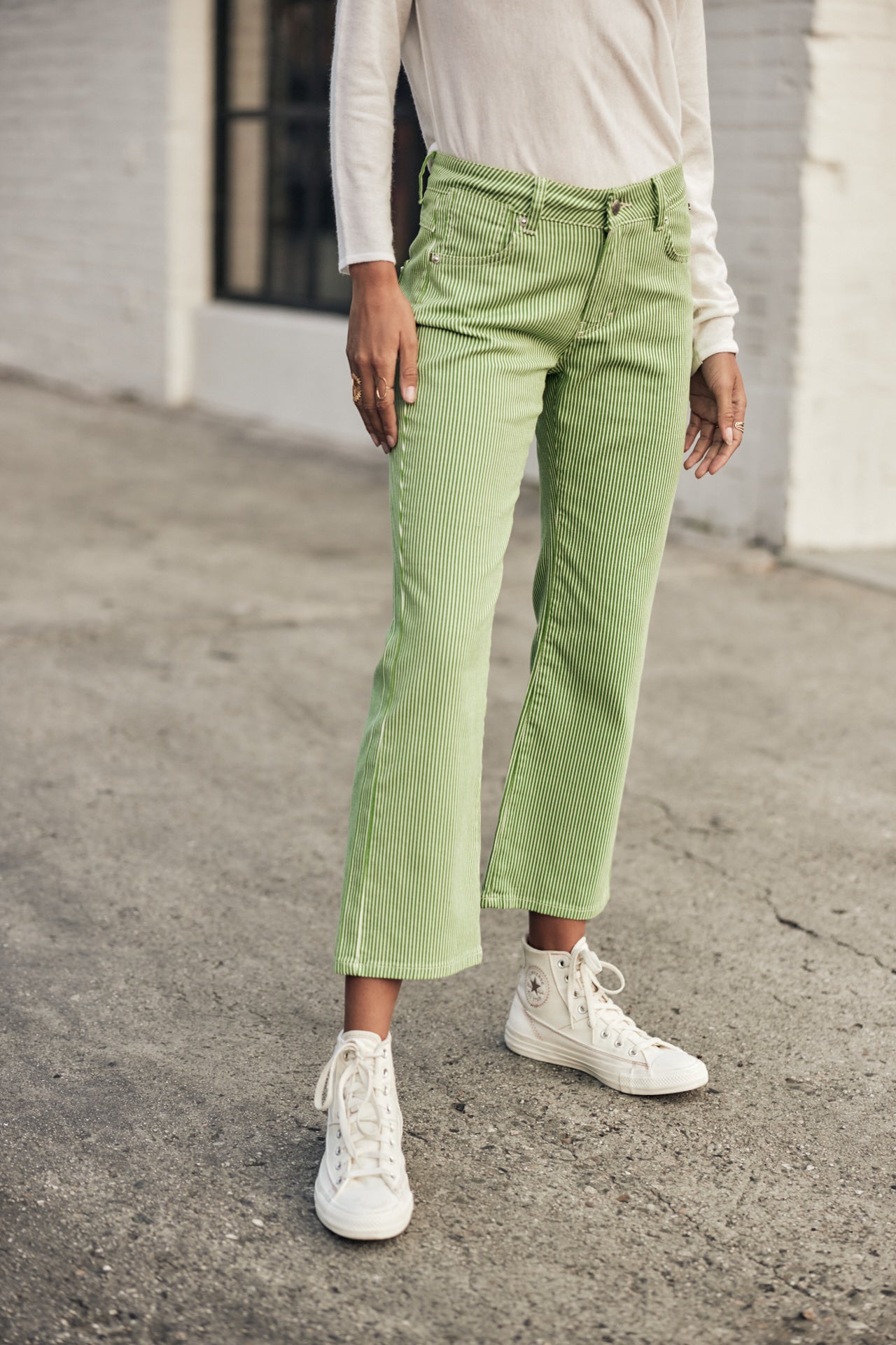 Pantalon Bootcut 7/8 Femme Norma Janeiro original | Freeman T. Porter